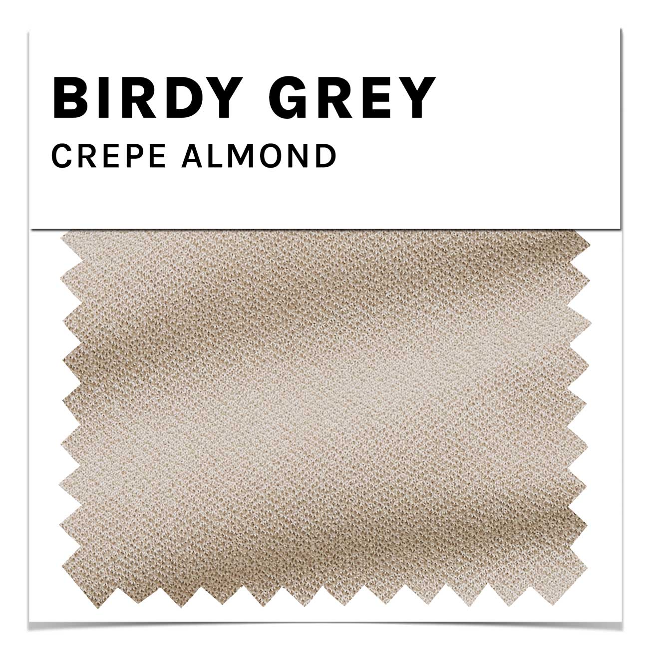 Almond Crepe Swatch by Birdy Grey
