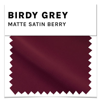Berry Matte Satin Swatch by Birdy Grey