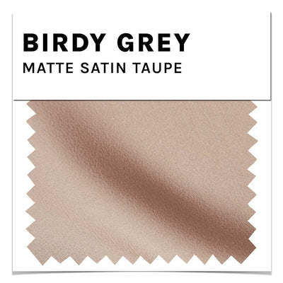 Matte Satin Swatch in Taupe by Birdy Grey