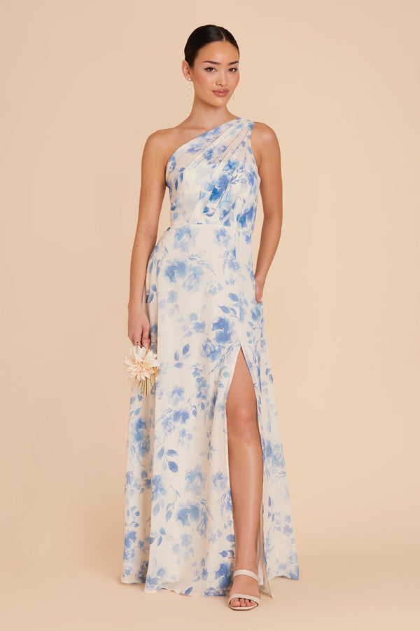 Kira Dress - Blue Rococo Floral