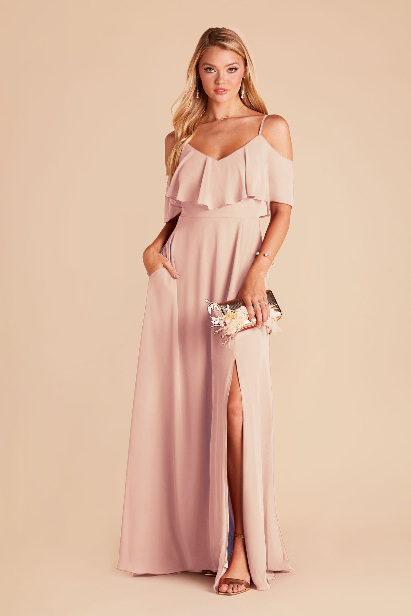 Blush Pink Jane Convertible Dress by Birdy Grey