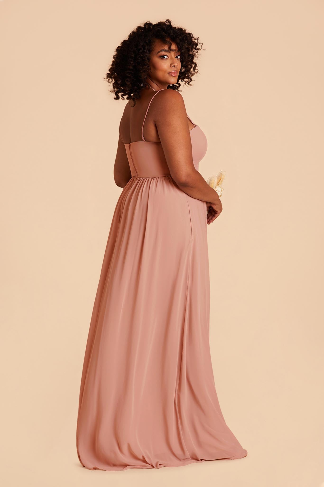 Dusty Rose August Convertible Dress by Birdy Grey