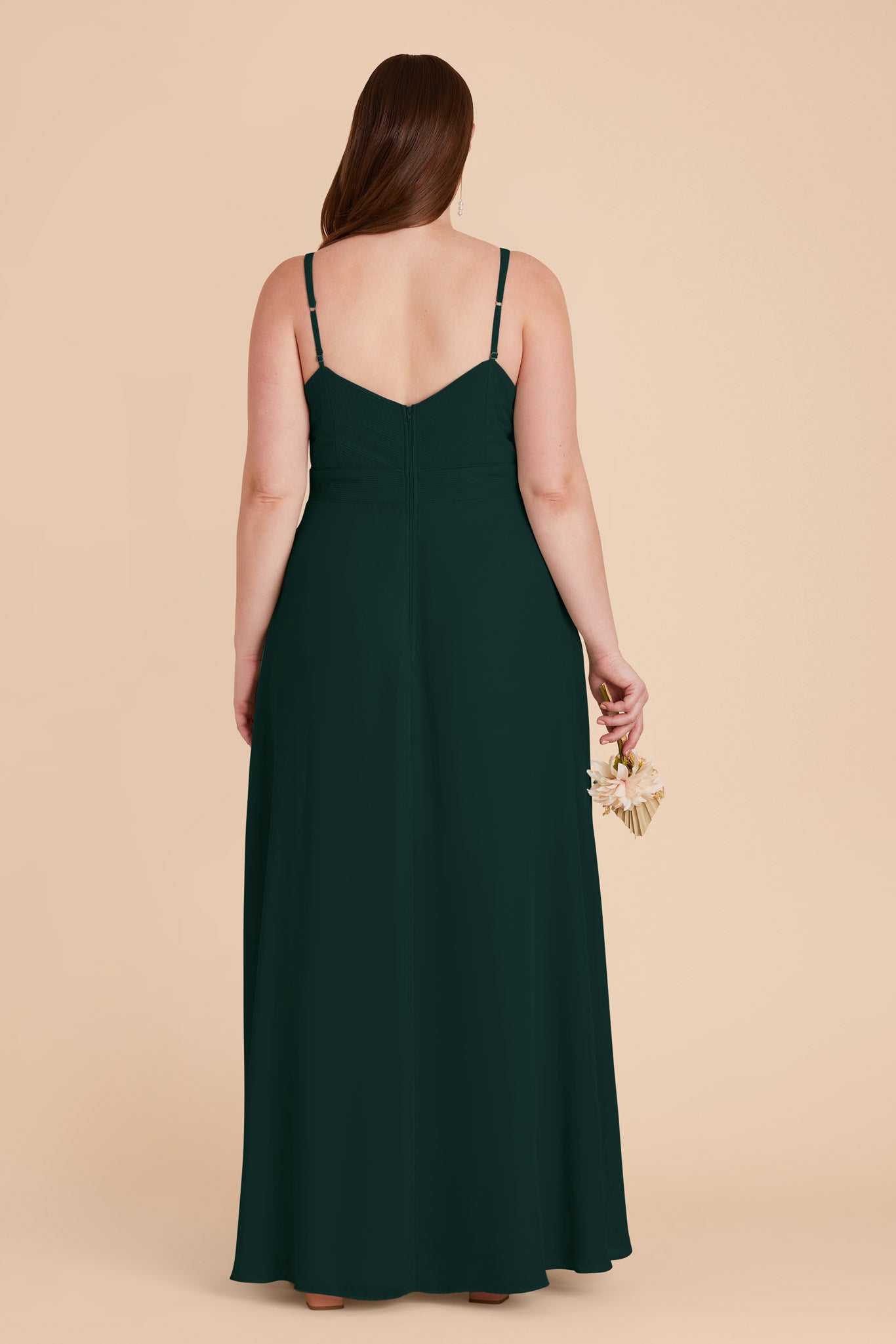 Emerald Deborah Chiffon Dress by Birdy Grey