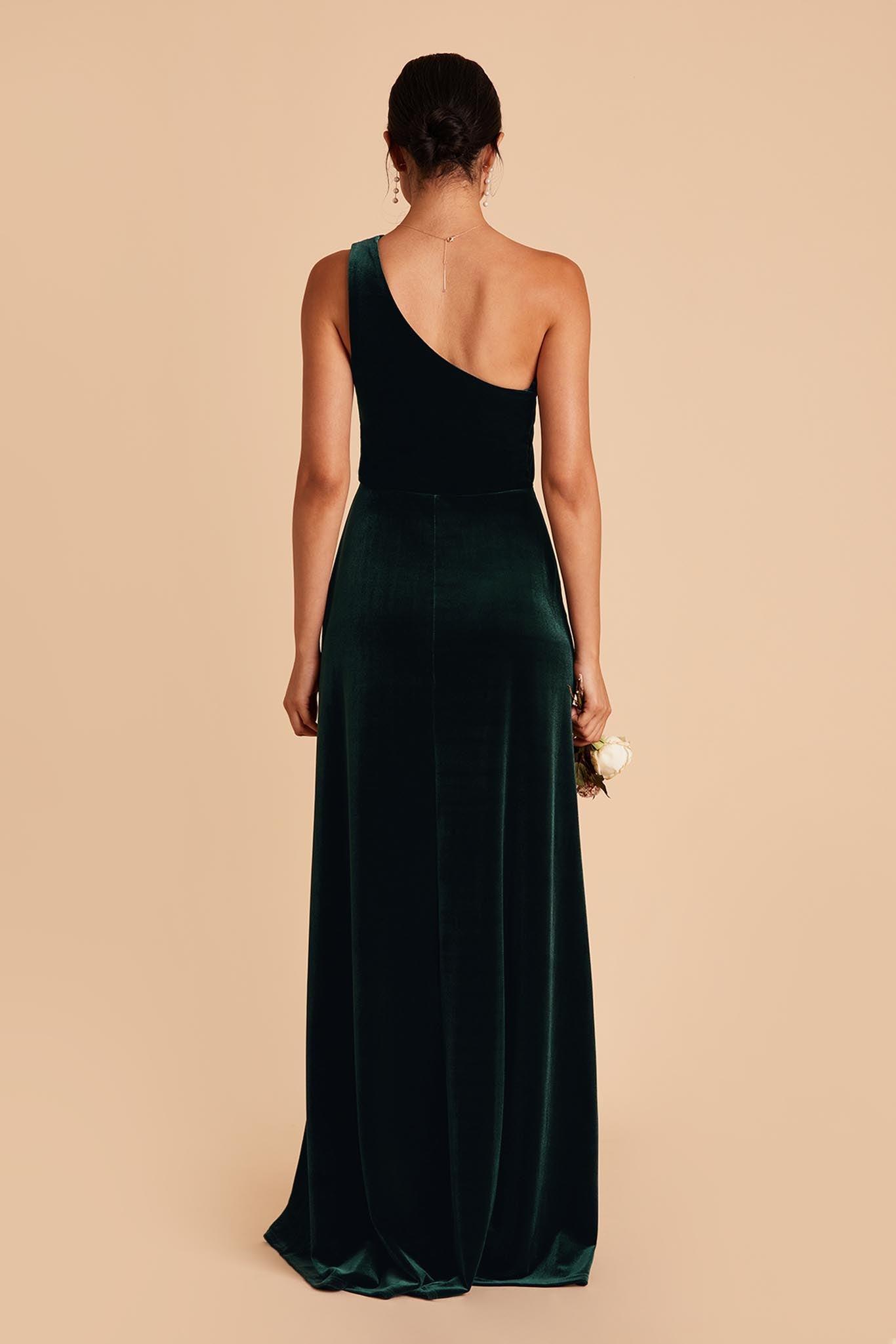 Emerald Kira Velvet Dress by Birdy Grey