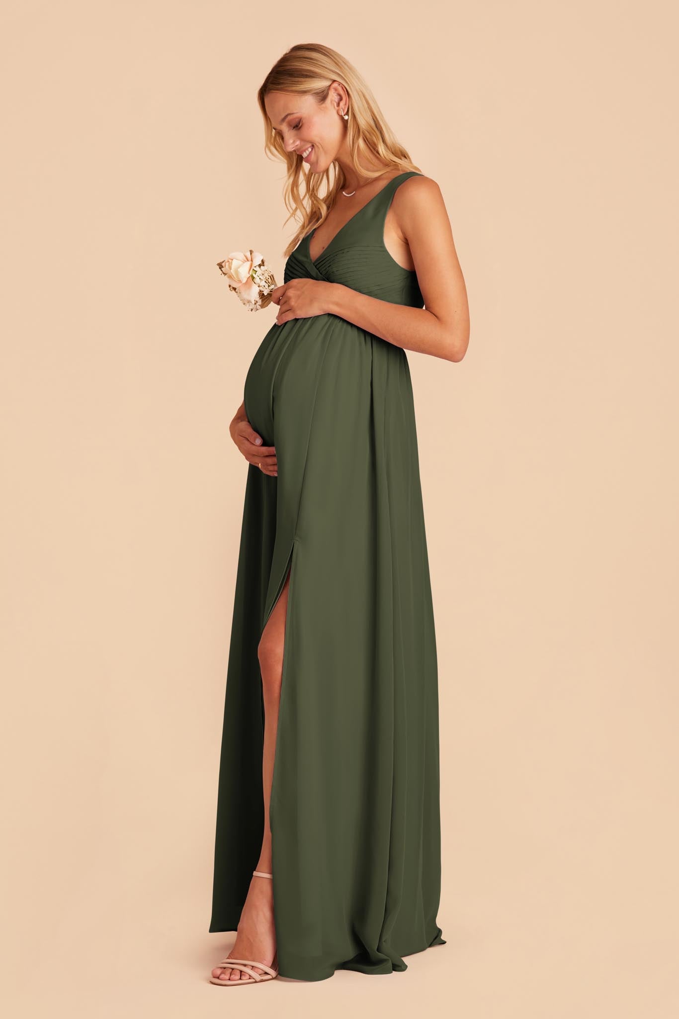 Olive Laurie Empire Dress by Birdy Grey
