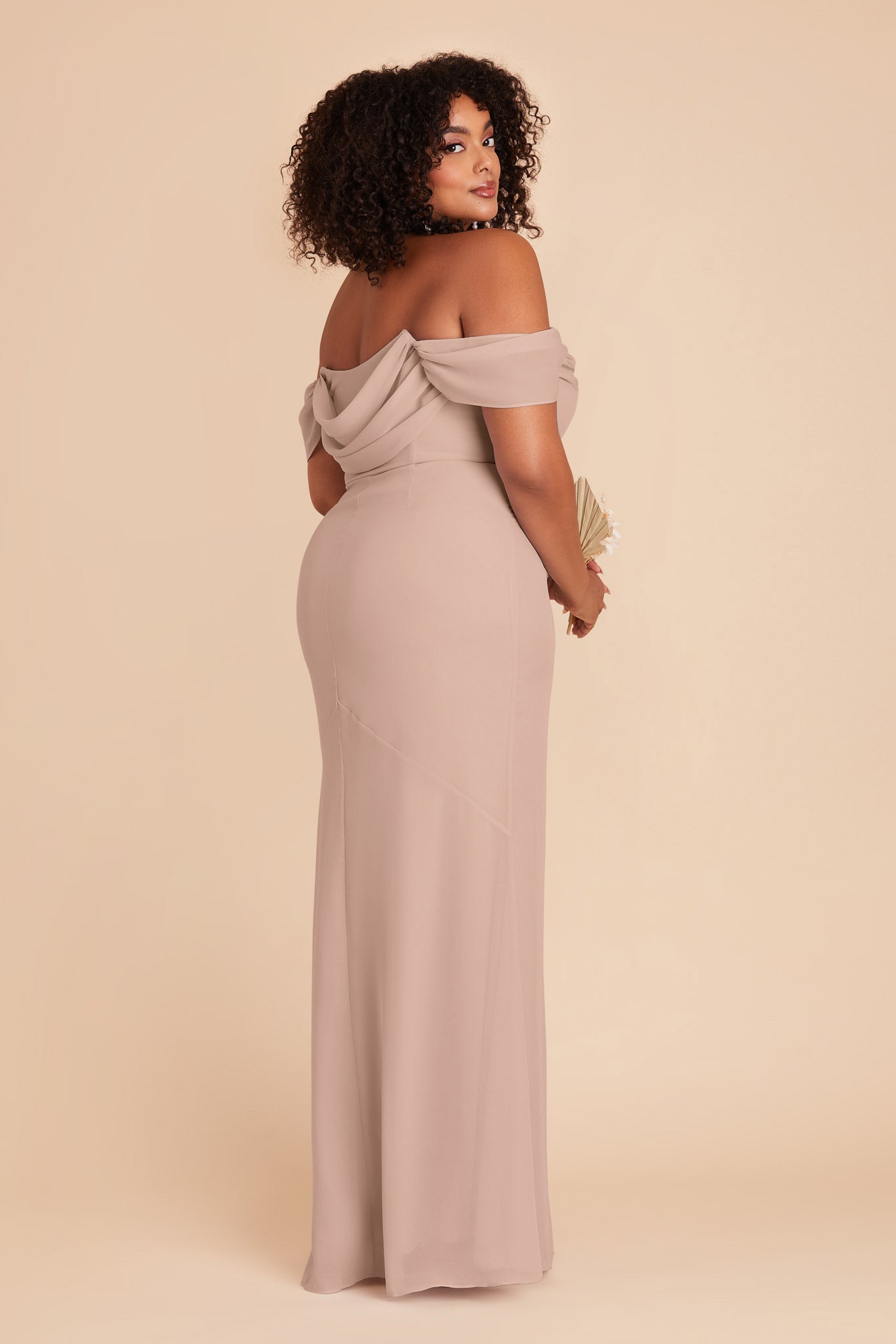 Taupe Mira Convertible Dress by Birdy Grey