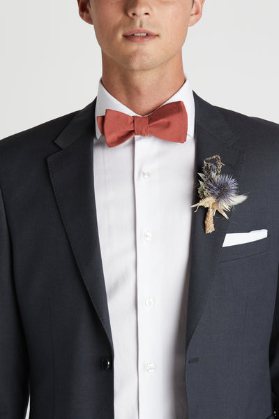 Daniel Bow Tie in spice by Birdy Grey, front view