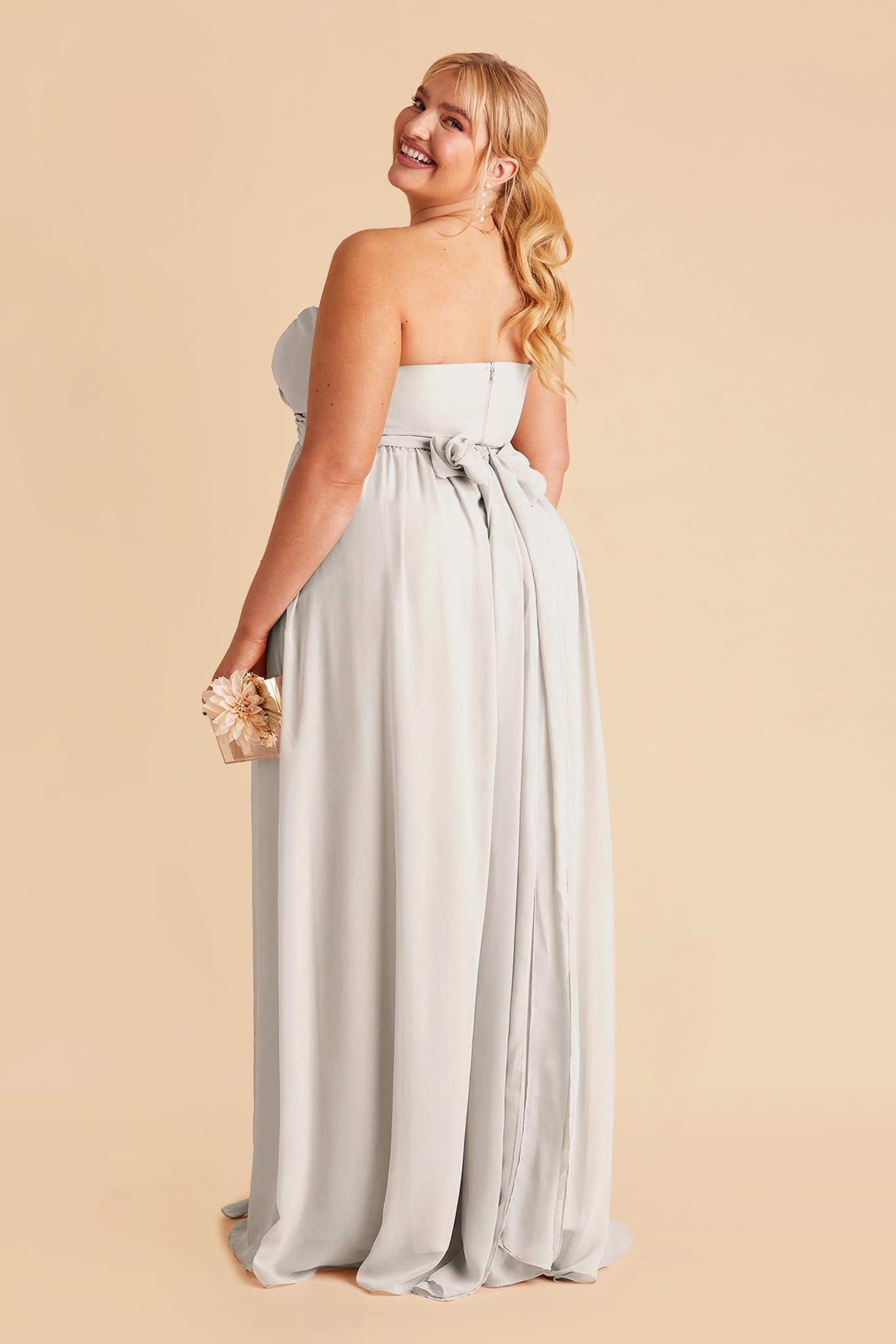 Dove Gray Grace Convertible Dress by Birdy Grey