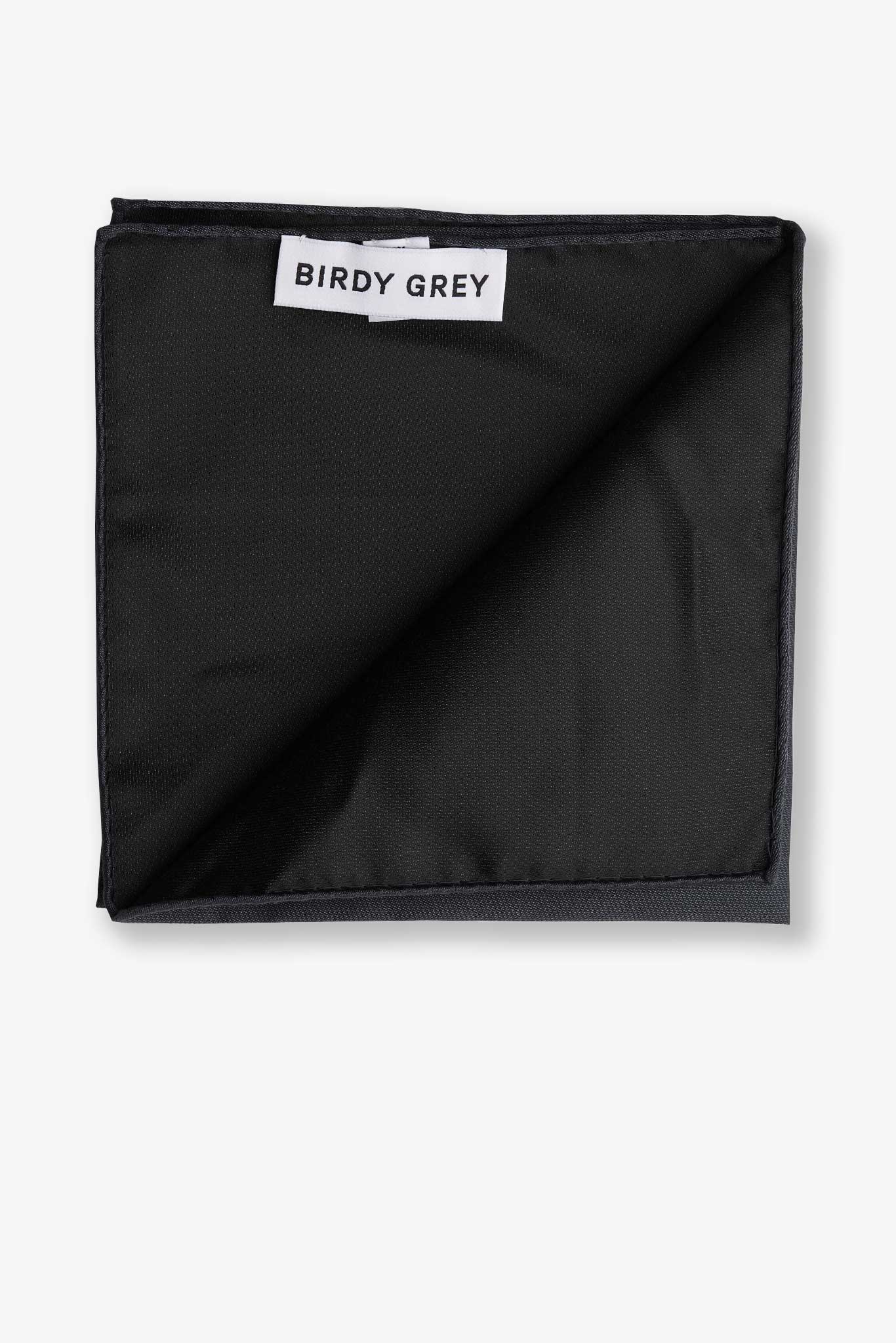 Didi Black Pocket Square By Birdy Grey