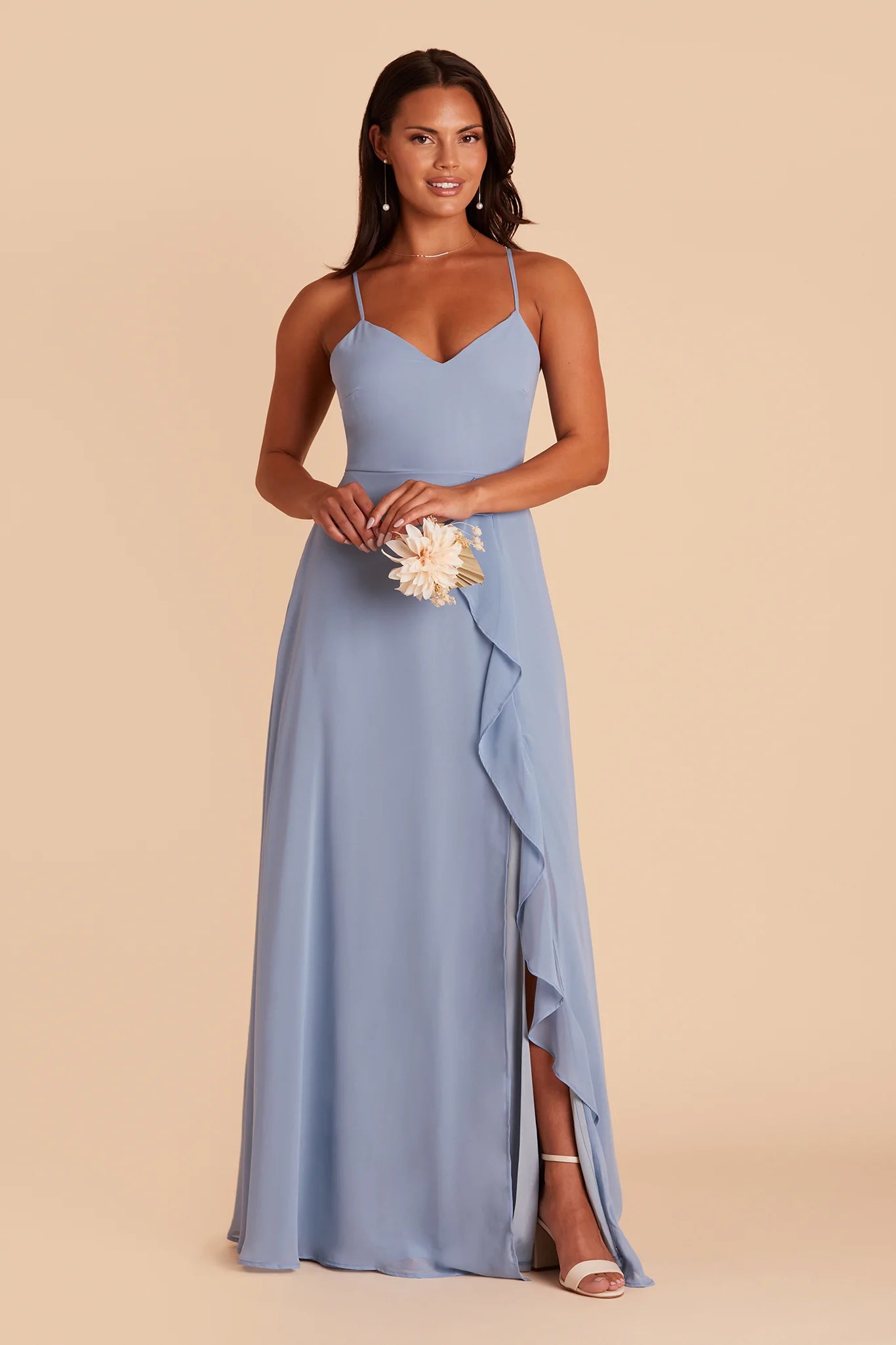 Elegant Dusty Blue Long Mermaid Sweetheart Sleeveless Formal Prom Dres –  BIZTUNNEL