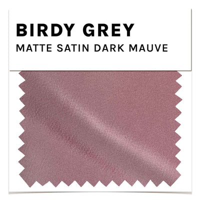 Matte Satin Swatch in Dark Mauve by Birdy Grey