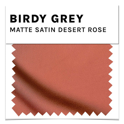 Desert Rose Matte Satin Swatch by Birdy Grey