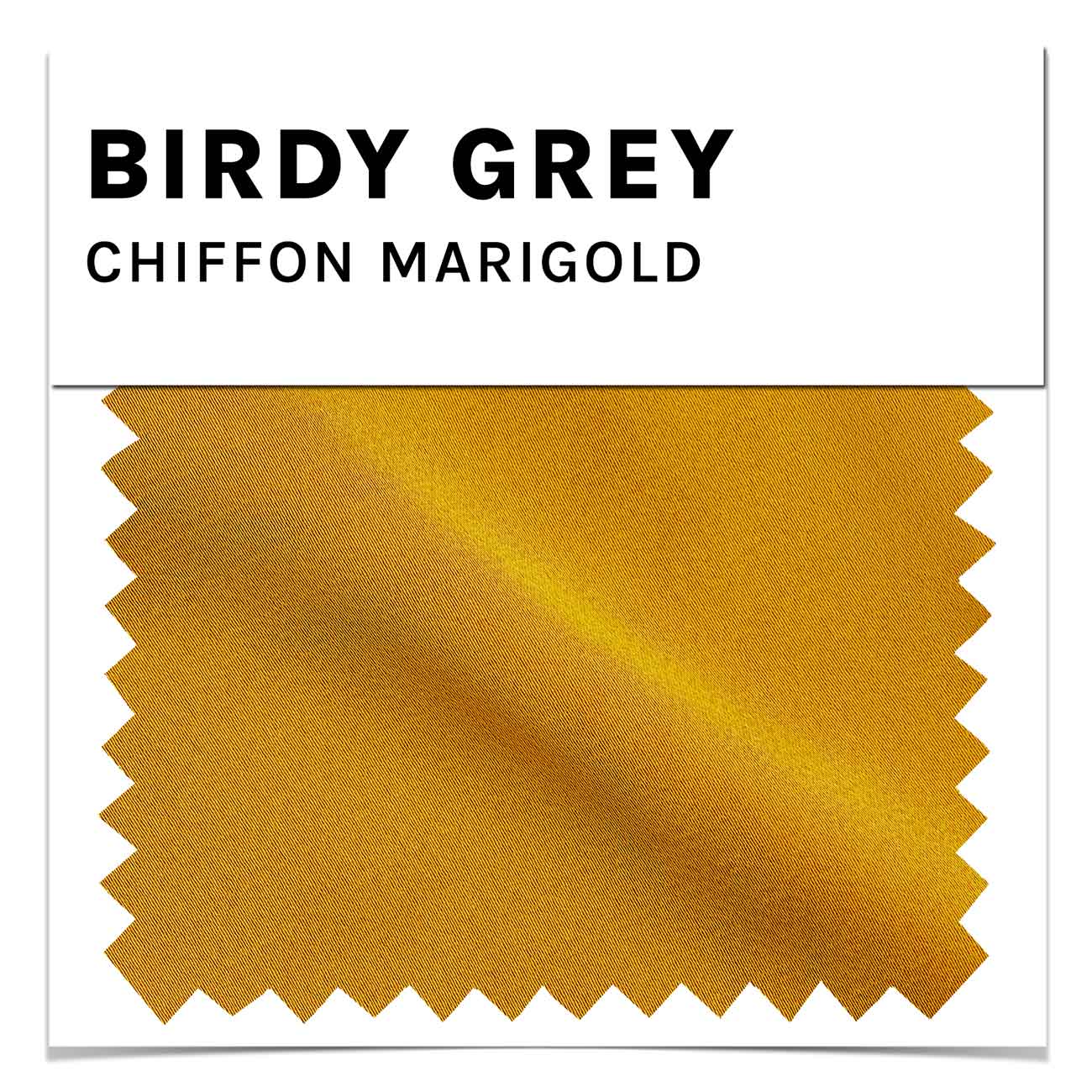 Chiffon Swatch in Marigold by Birdy Grey