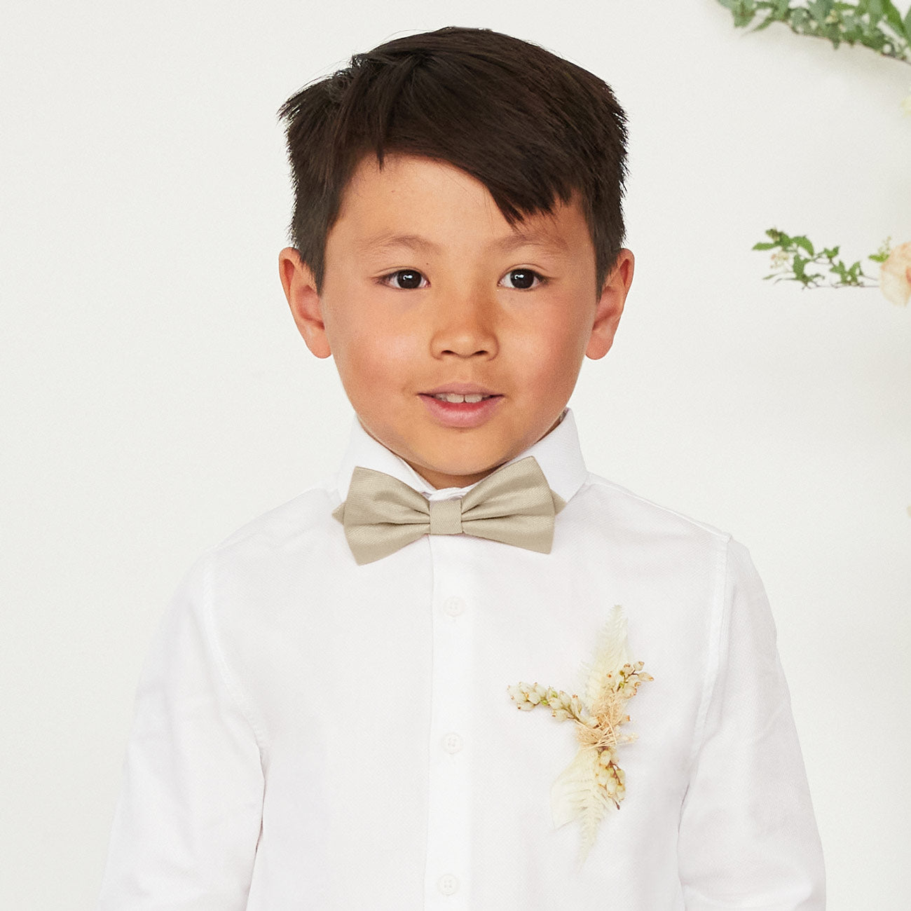 Harry Bow Tie - Neutral Champagne