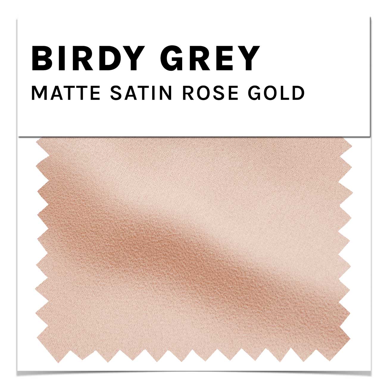Matte Satin Swatch in Rose Gold by Birdy Grey