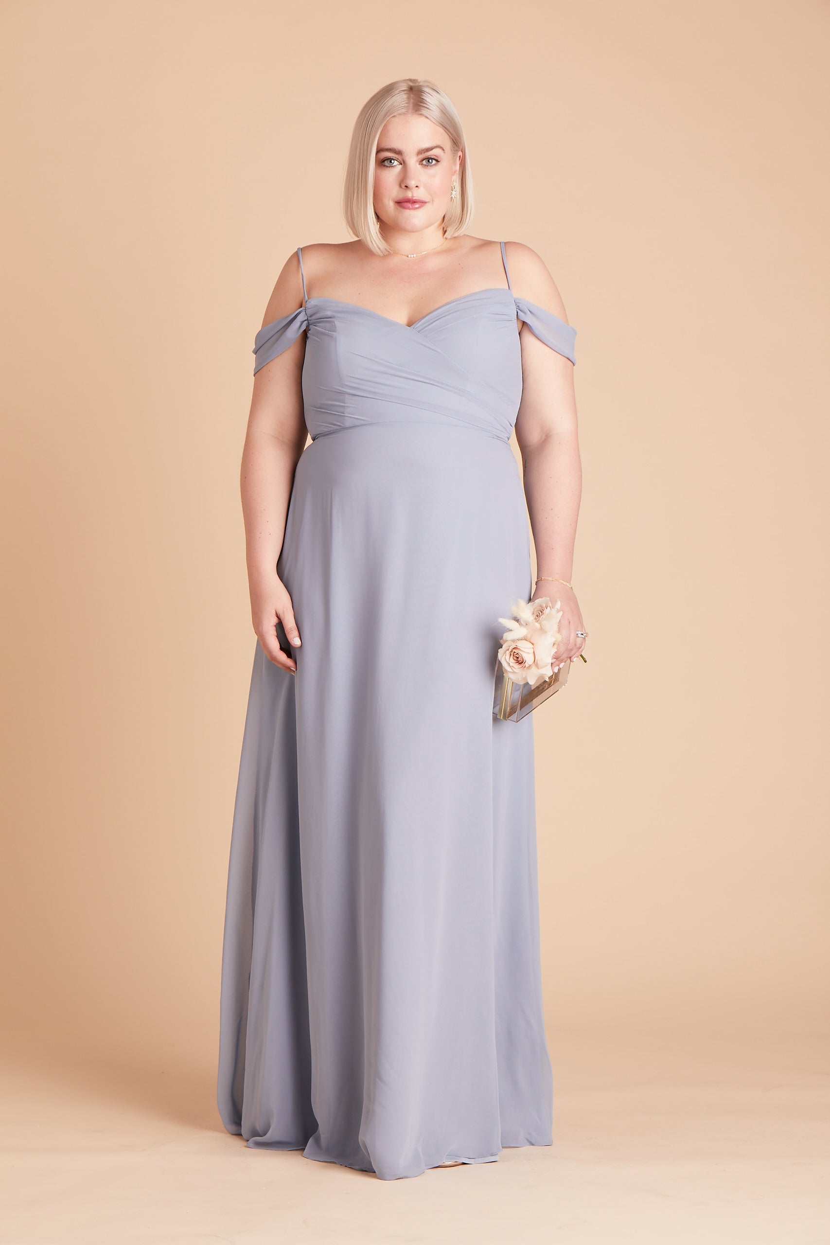 Spence Convertible Dress - Dusty Blue