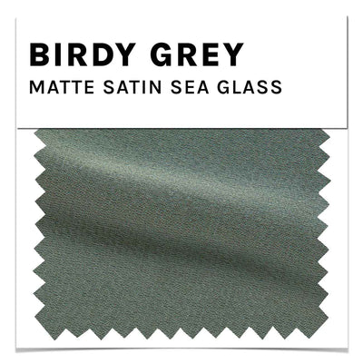 Sea Glass Matte Satin Swatch by Birdy Grey