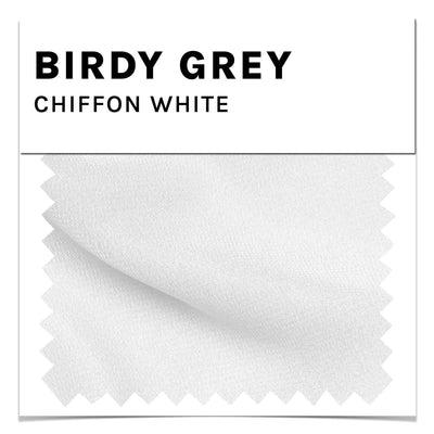 White Chiffon Swatch by Birdy Grey