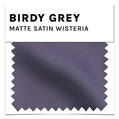 Wisteria Matte Satin Swatch by Birdy Grey