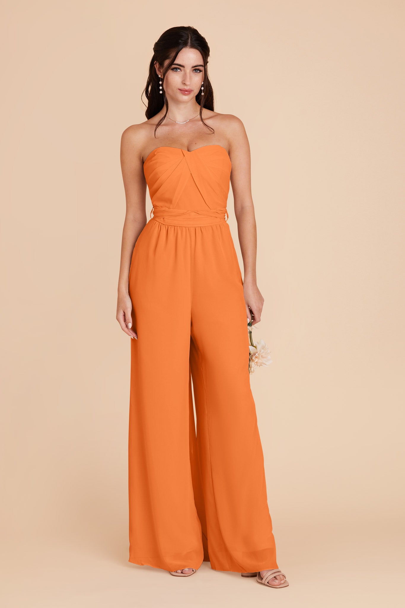 Apricot Gigi Convertible Jumpsuit by Birdy Grey