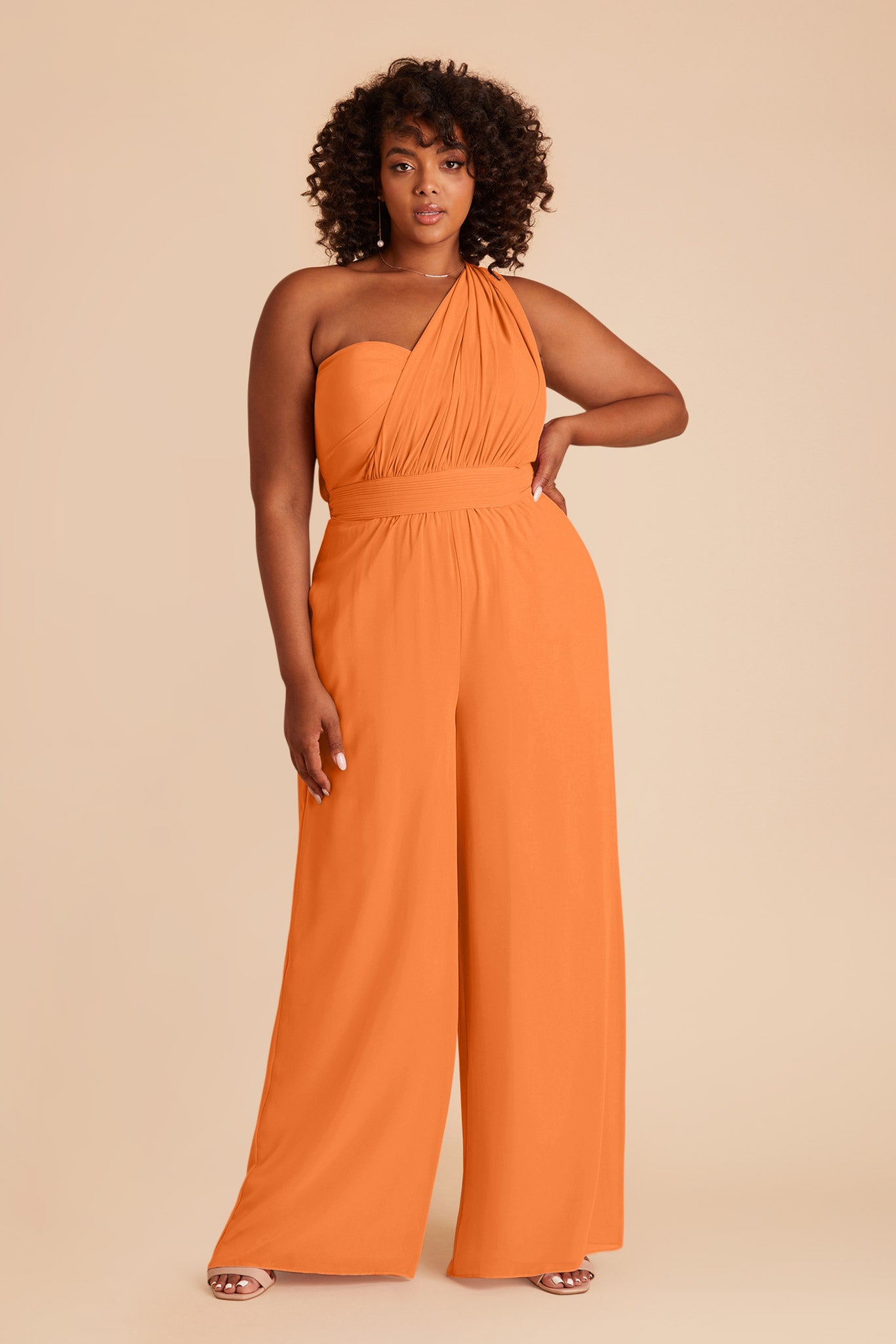 Apricot Gigi Convertible Jumpsuit by Birdy Grey