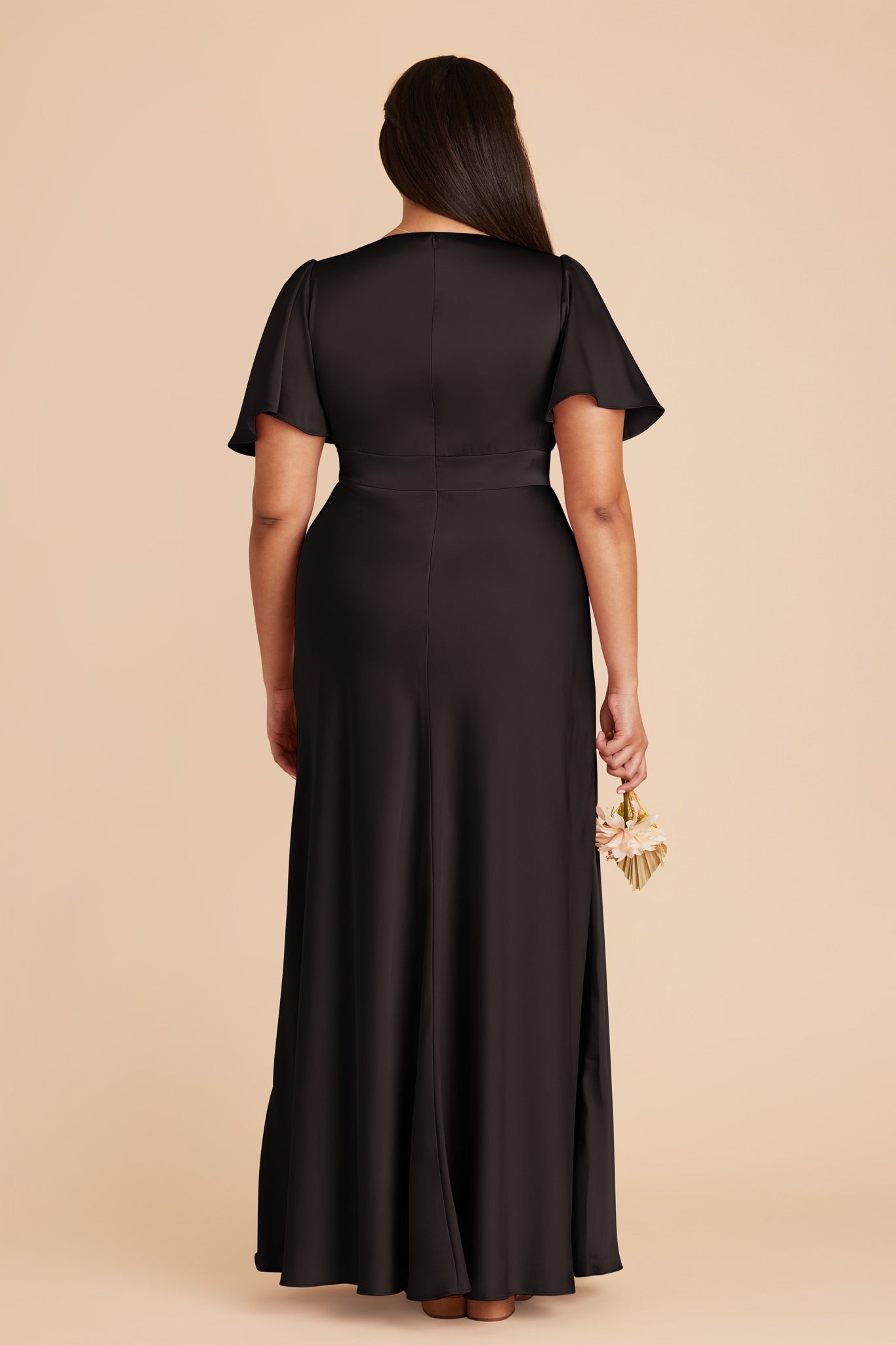 Black Marni Matte Satin Dress by Birdy Grey