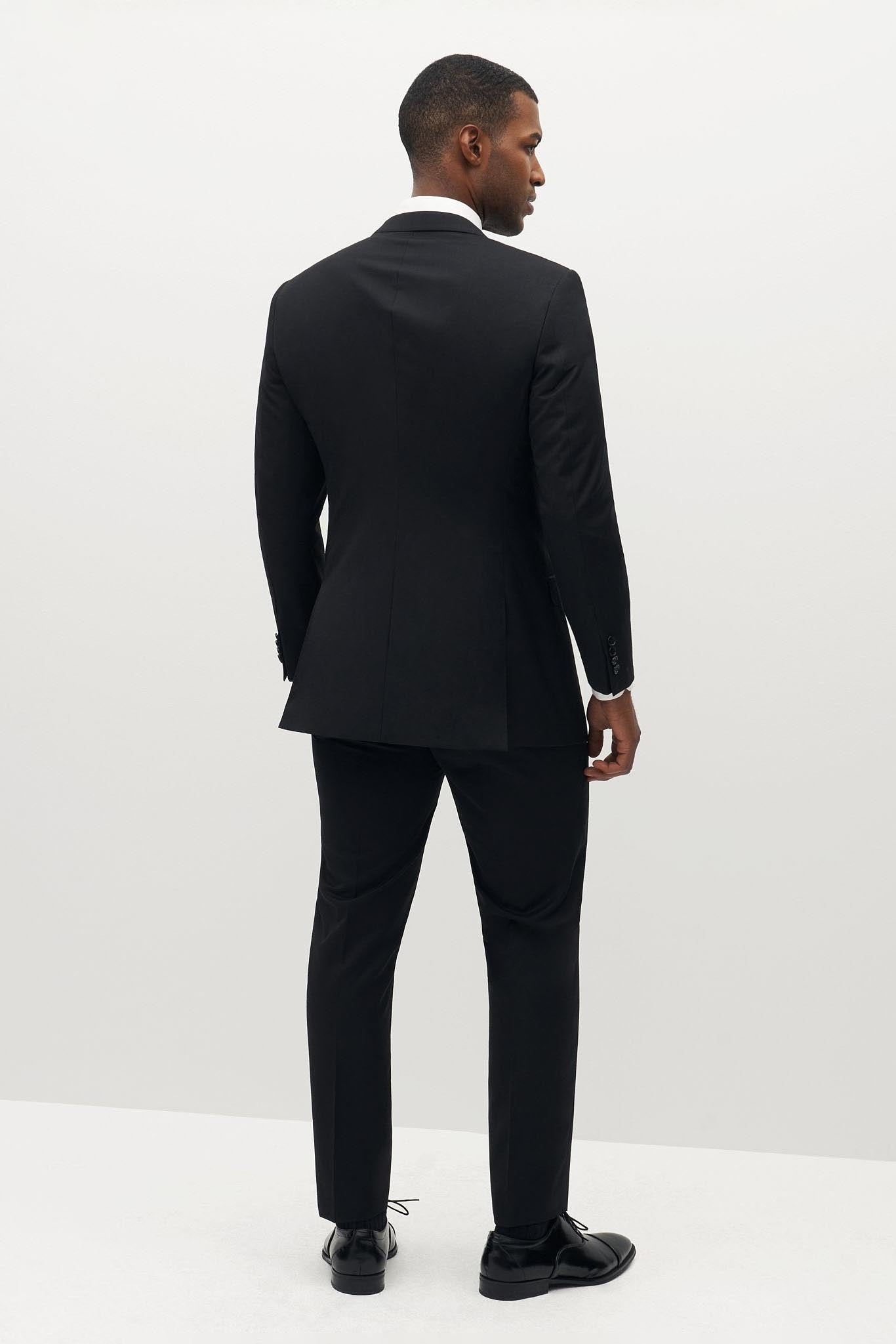Classic Black Suit Pants by SuitShop