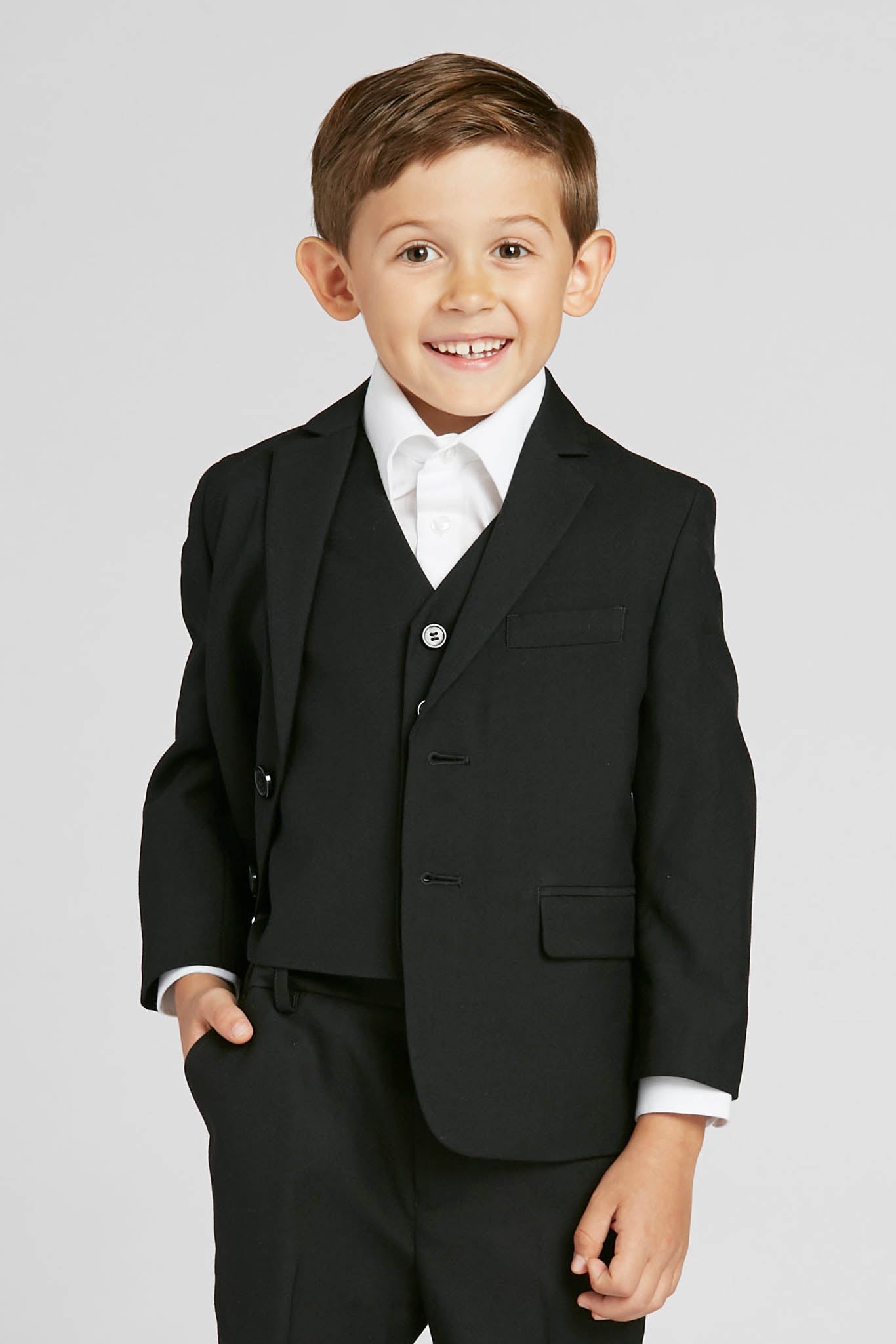 Classic Black Kids Suit by SuitShop