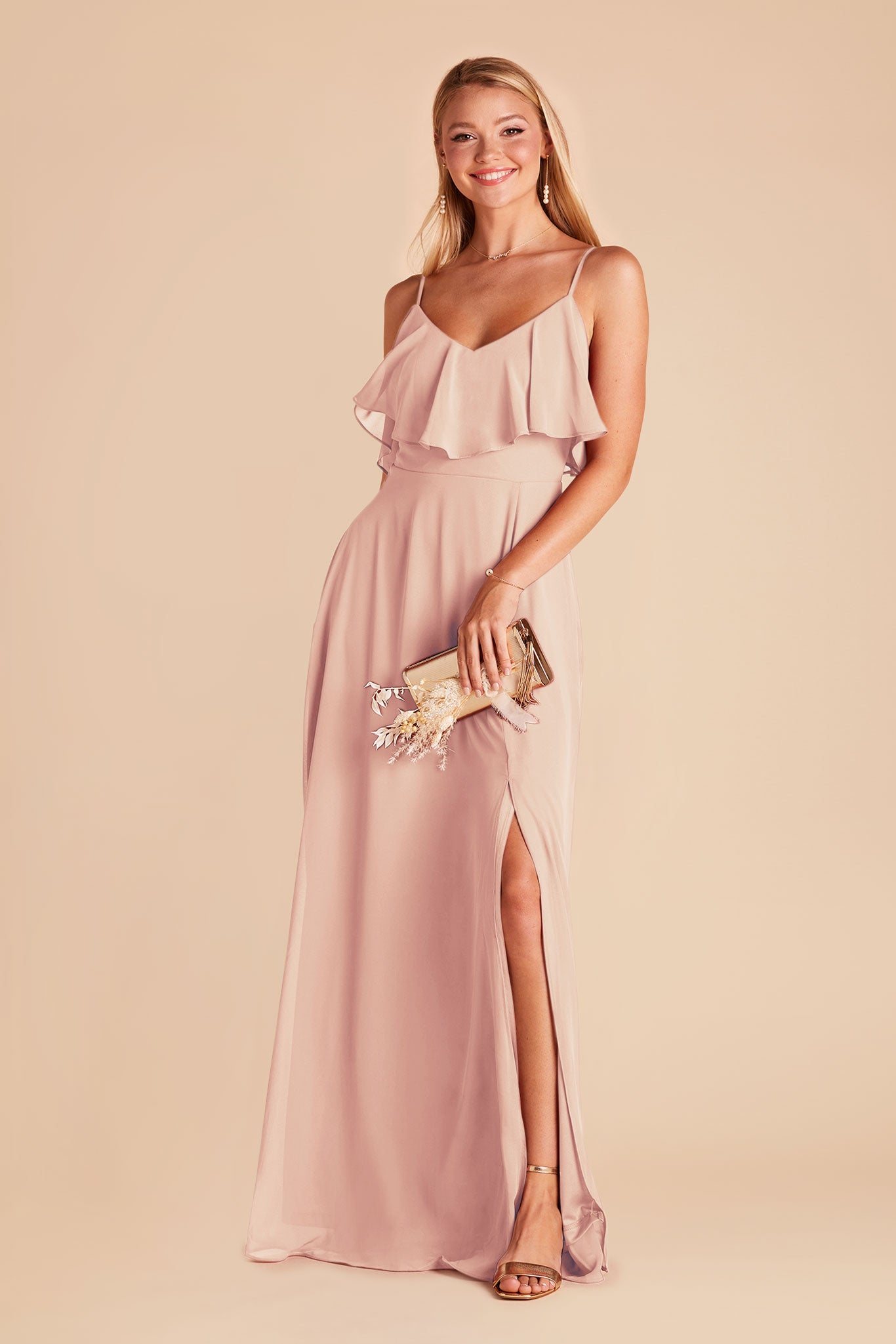 Blush Pink Jane Convertible Dress by Birdy Grey