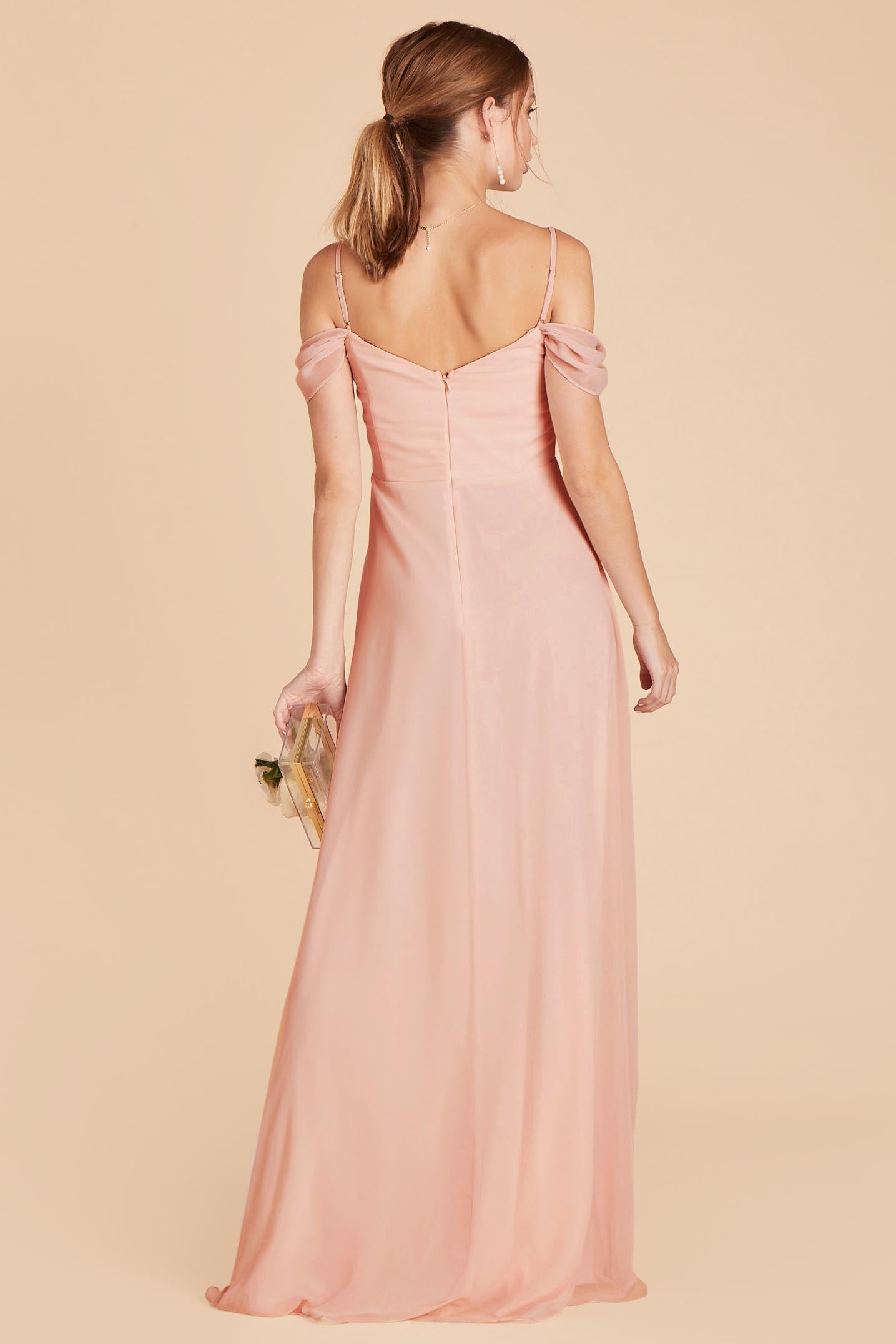 Blush Pink Spence Convertible Dress by Birdy Grey