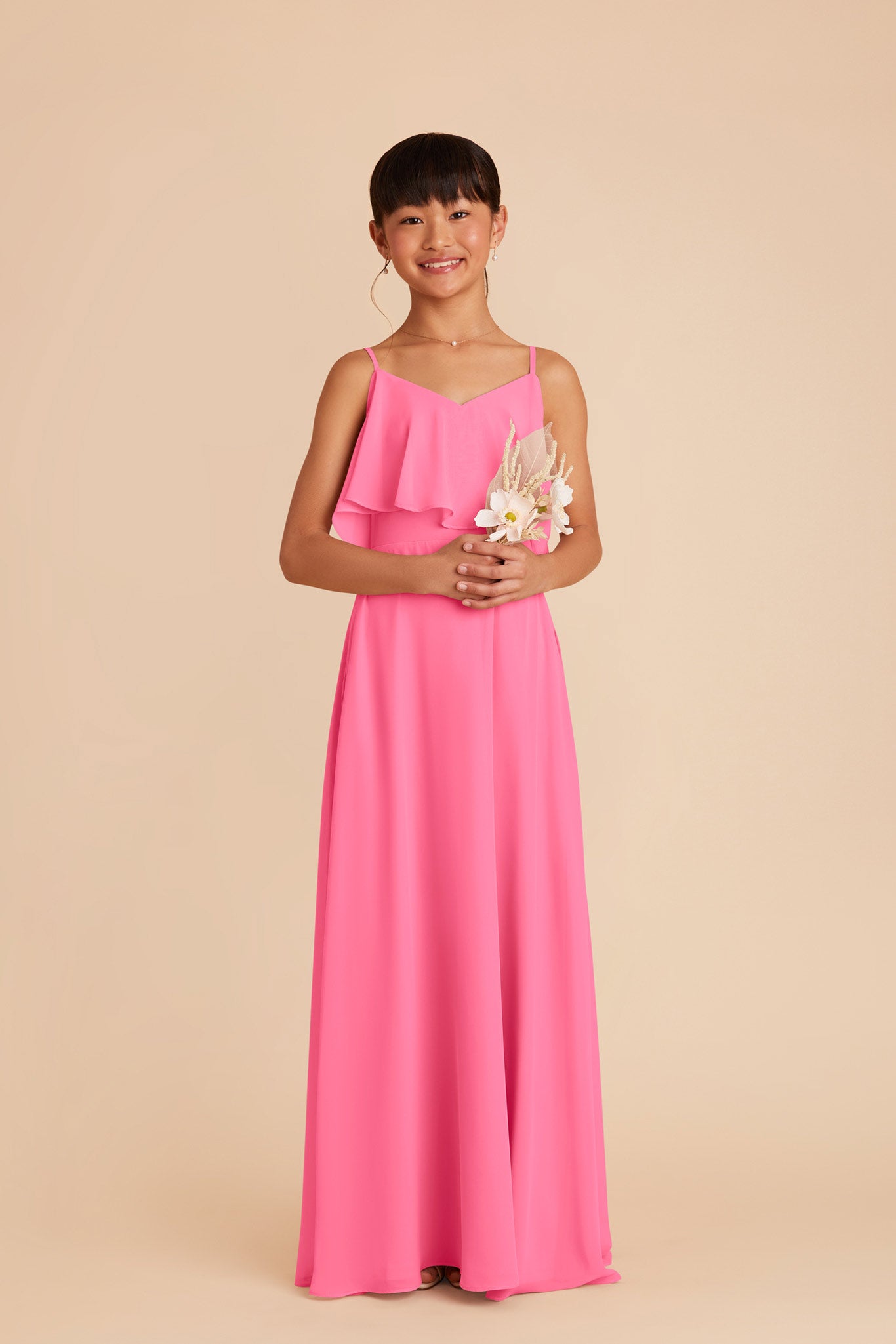 Bon Bon Pink Janie Convertible Junior Dress by Birdy Grey