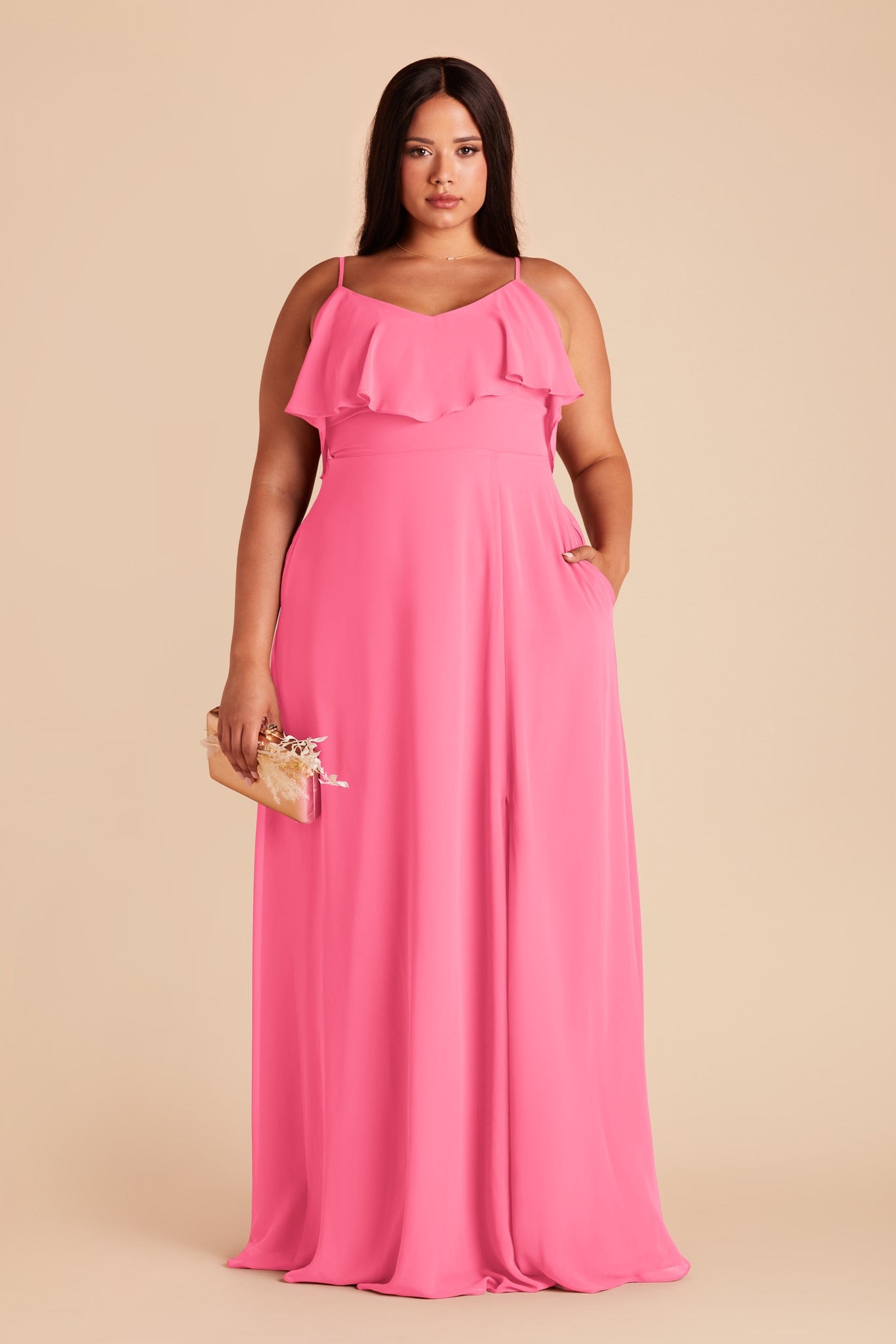 Bon Bon Pink Jane Convertible Dress by Birdy Grey