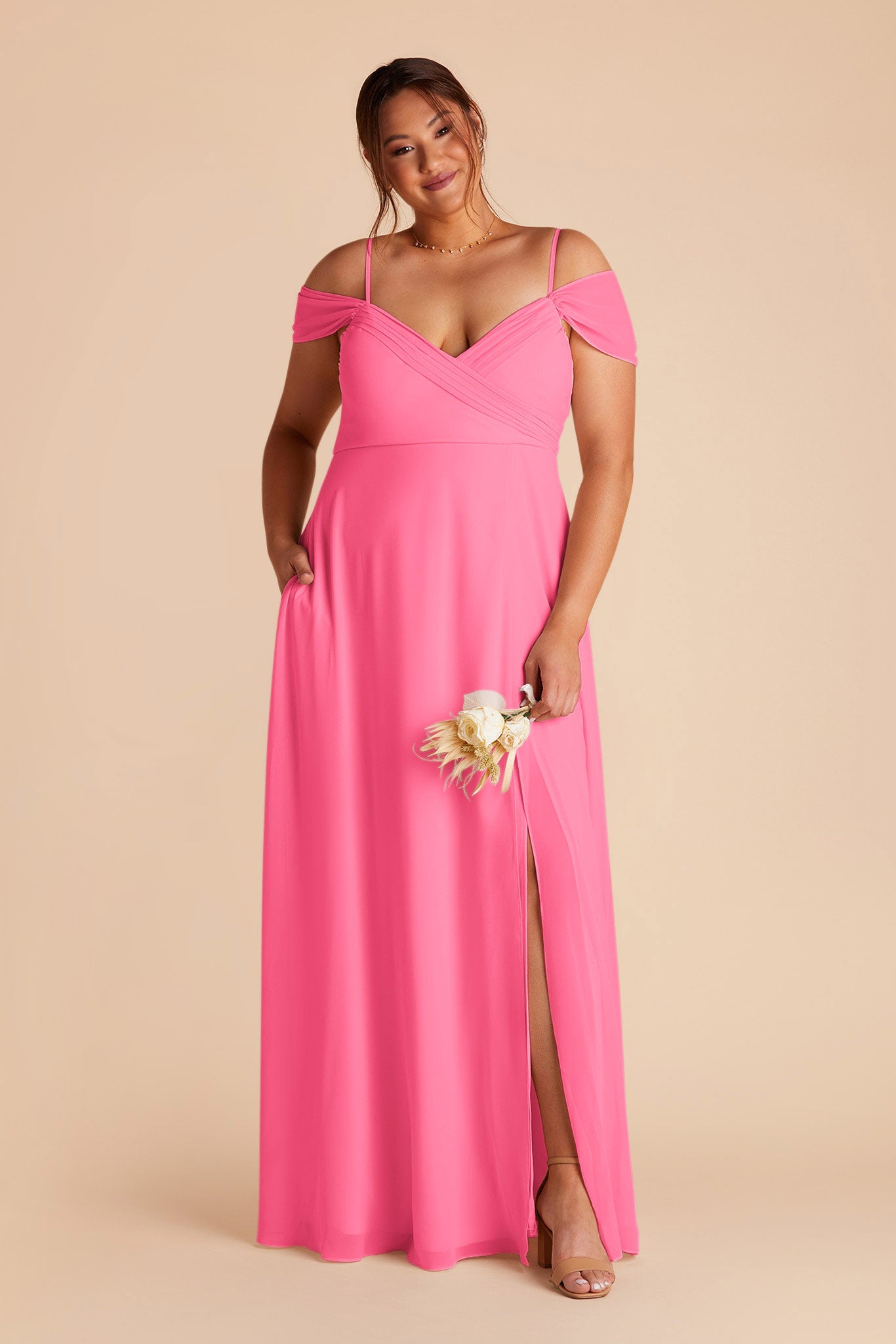 Bon Bon Pink Spence Convertible Dress by Birdy Grey
