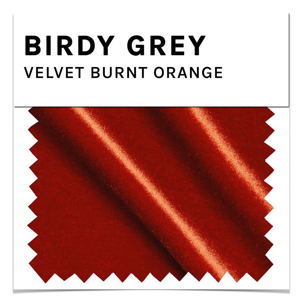 Velvet in Burnt Orange by Birdy Grey