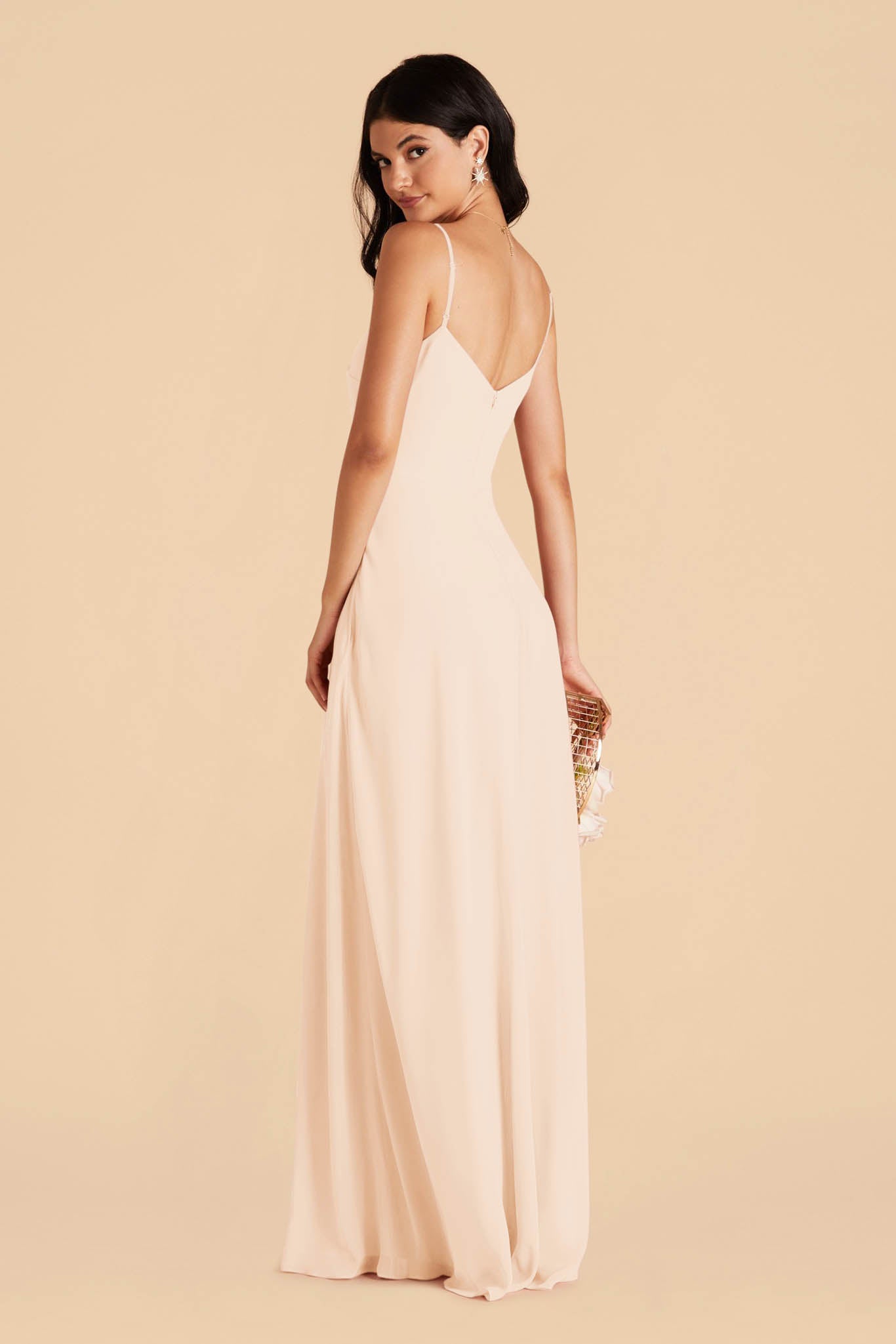 Champagne Devin Convertible Dress by Birdy Grey