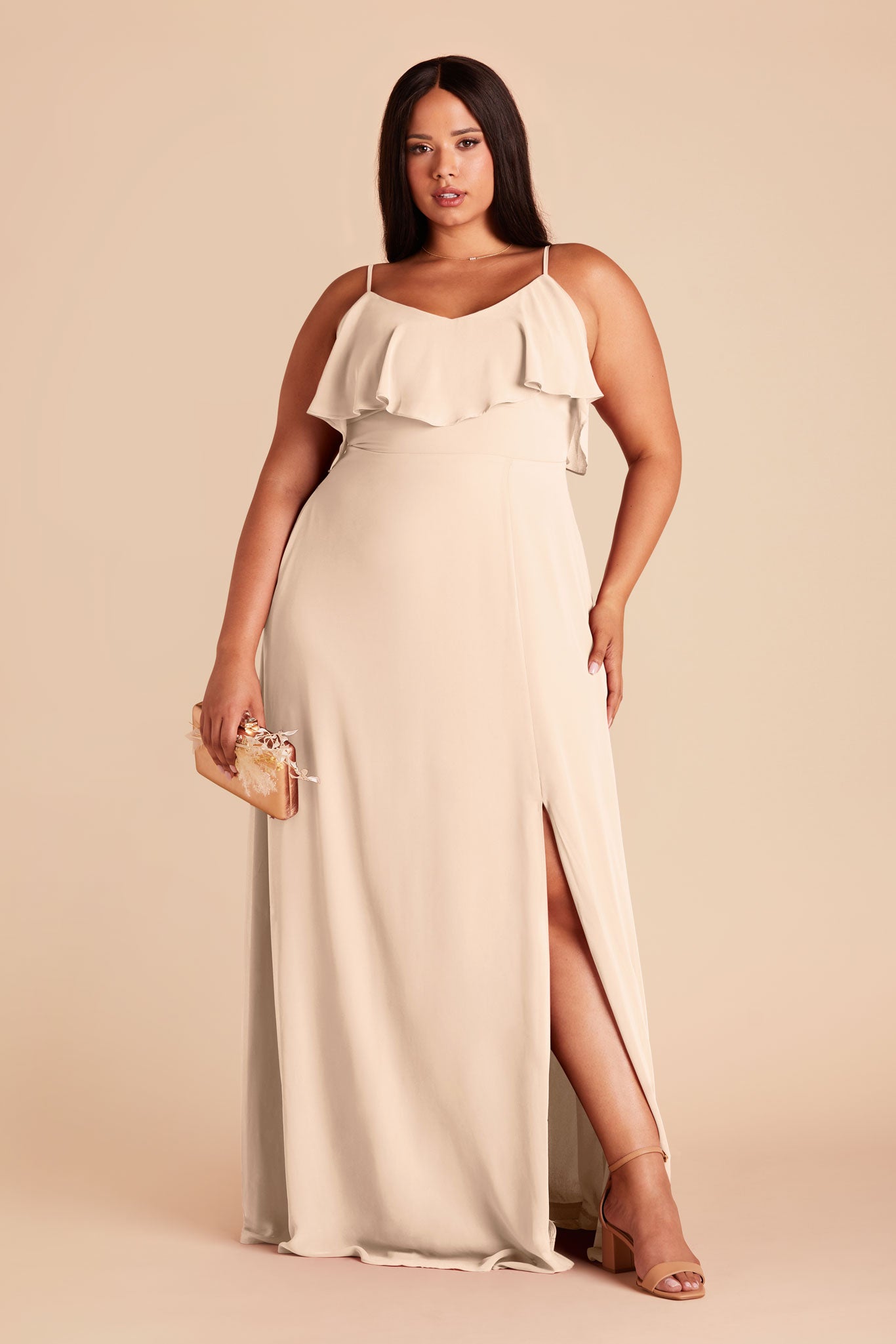 Champagne Jane Convertible Dress by Birdy Grey