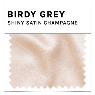  Swatch in Shiny Satin Champagne by Birdy Grey