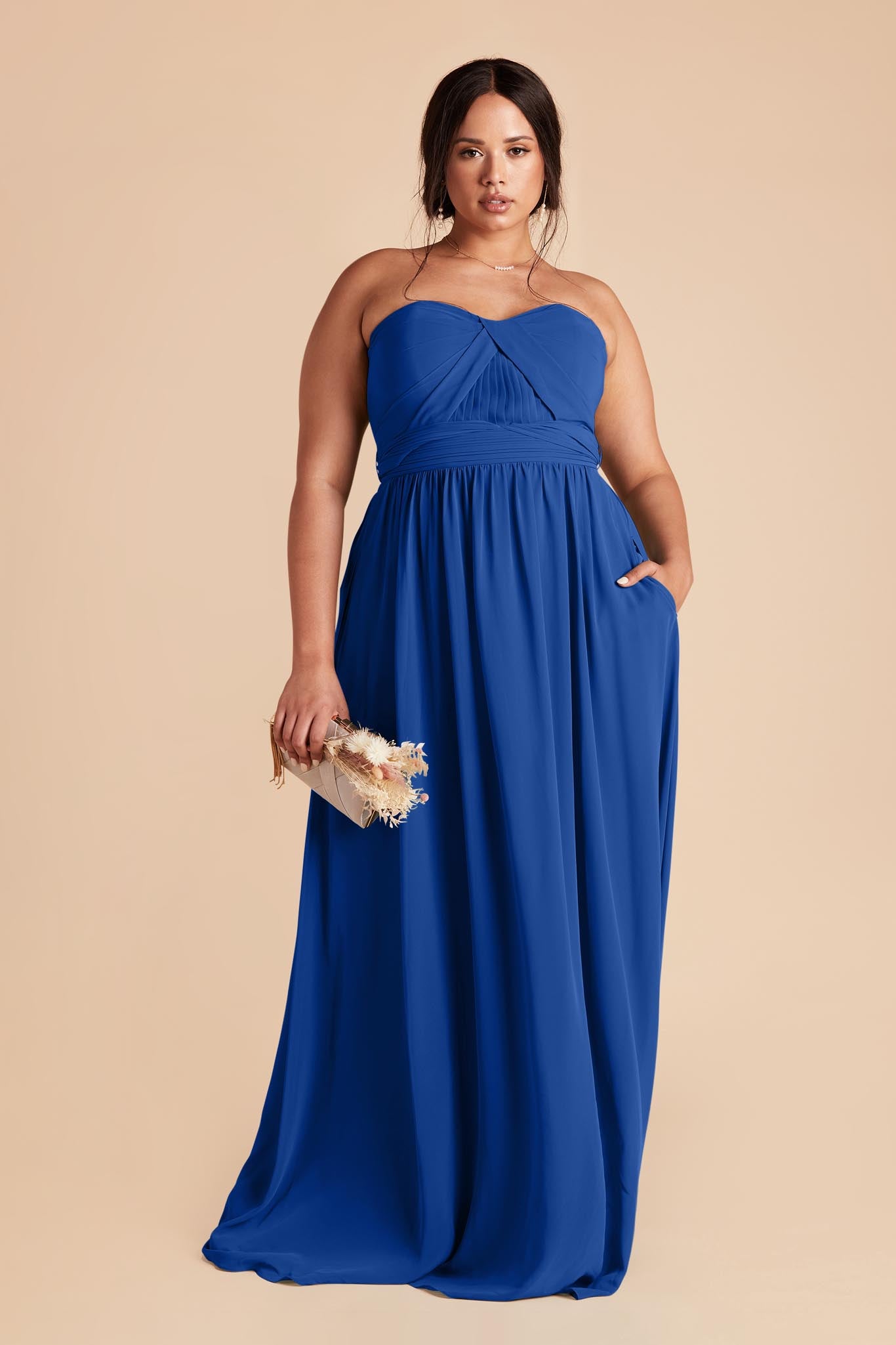Cobalt Blue Grace Convertible Dress by Birdy Grey