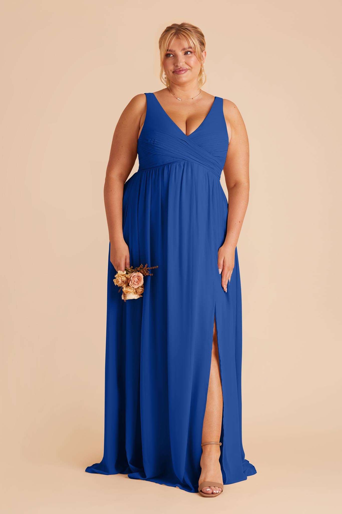 Cobalt Blue Laurie Empire Dress by Birdy Grey