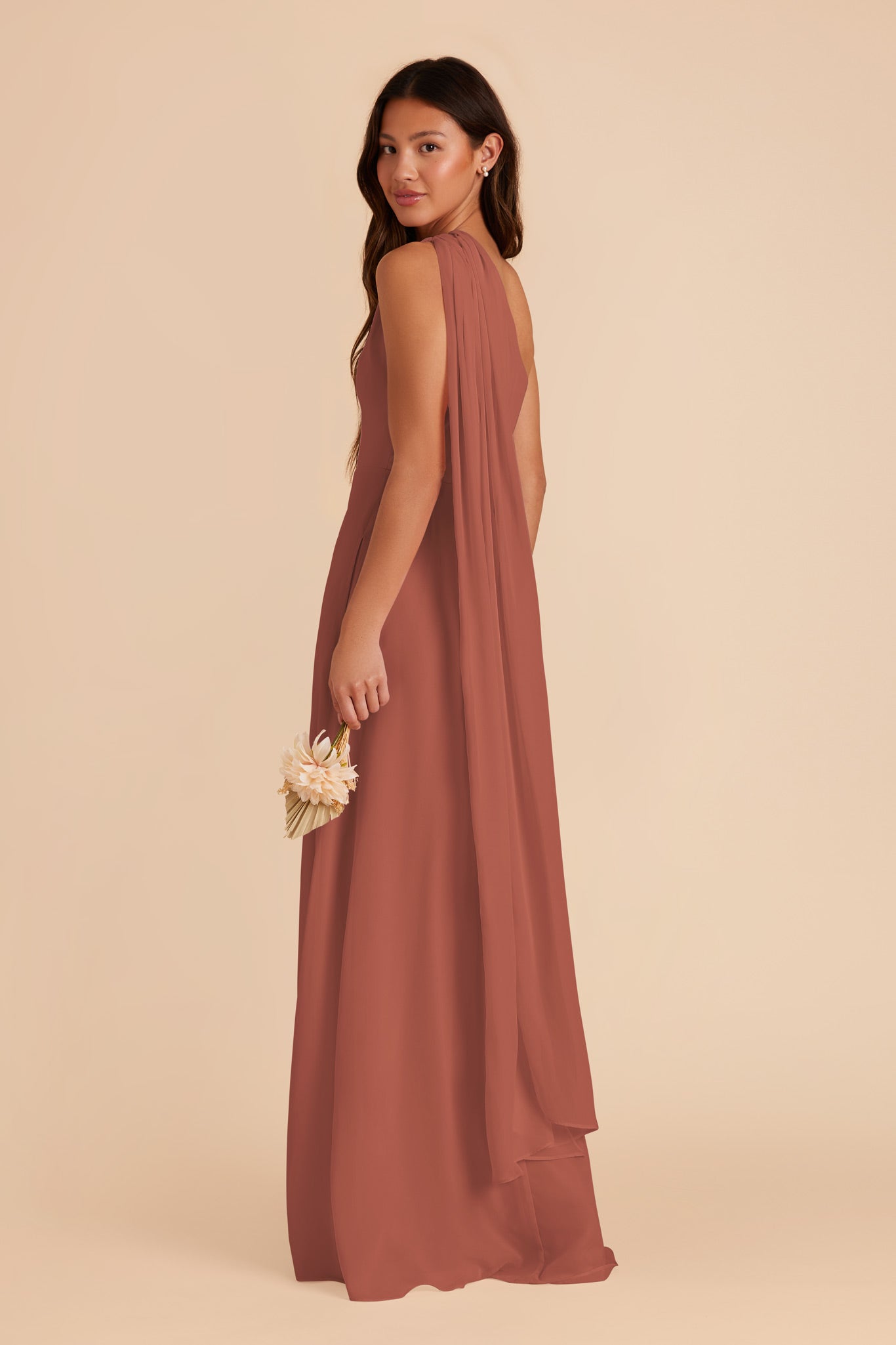 Desert Rose Melissa Chiffon Dress by Birdy Grey