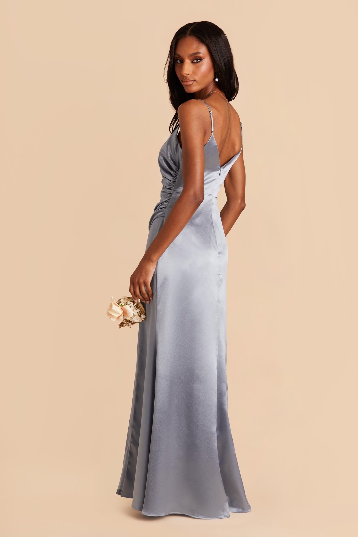 Maeve Corset Gown - DUSTY BLUE | Velvi | Lady Black Tie