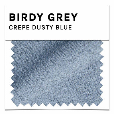 Swatch - Crepe in Dusty Blue