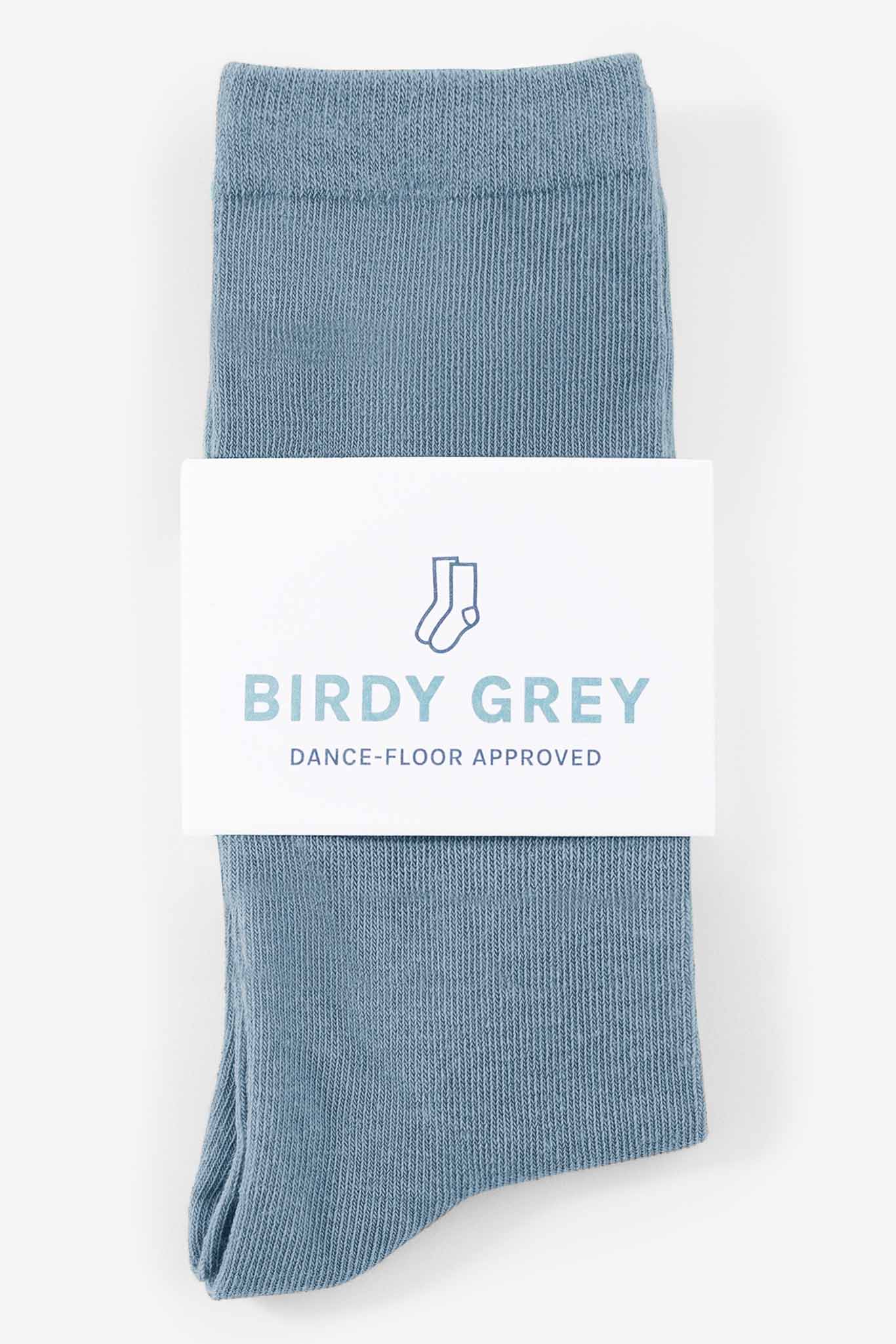 Dusty Blue Groomsmen Socks by Birdy Grey