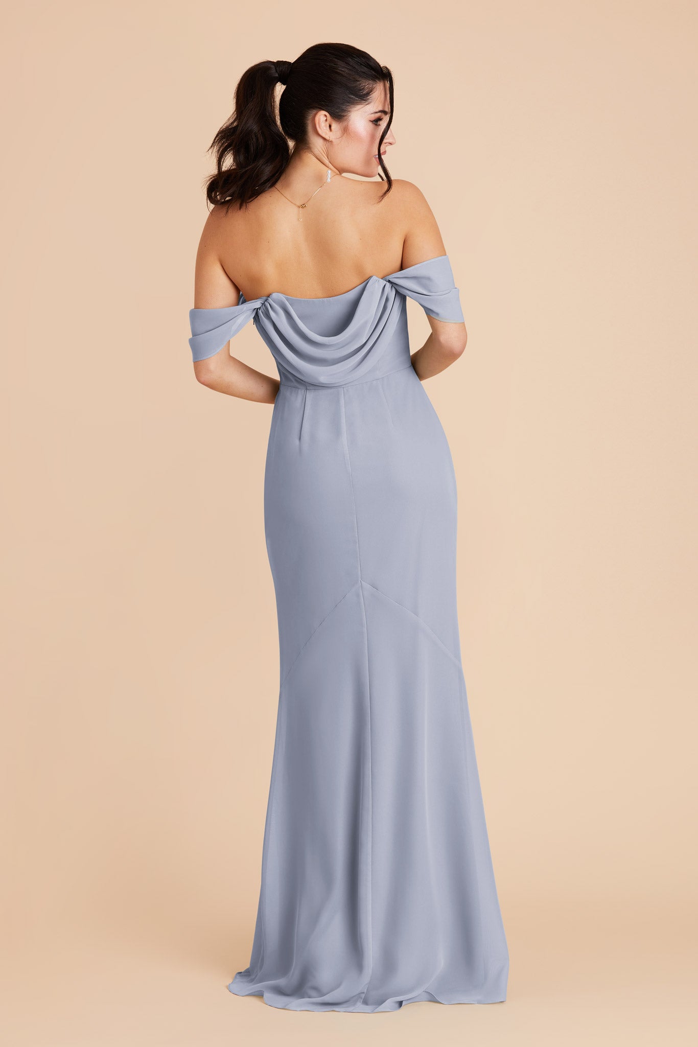 Mira Convertible Dress - Dusty Blue