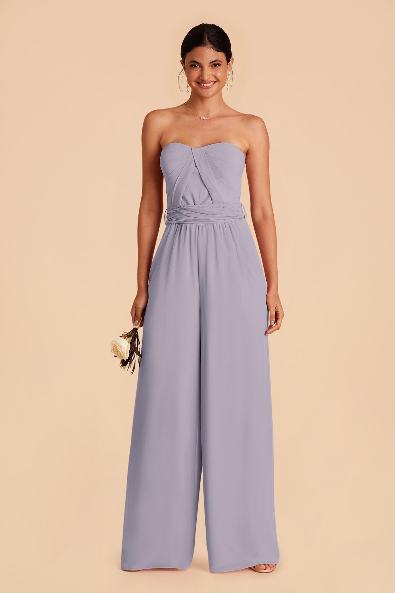 Dusty Lilac Gigi Convertible Jumpsuit by Birdy Grey