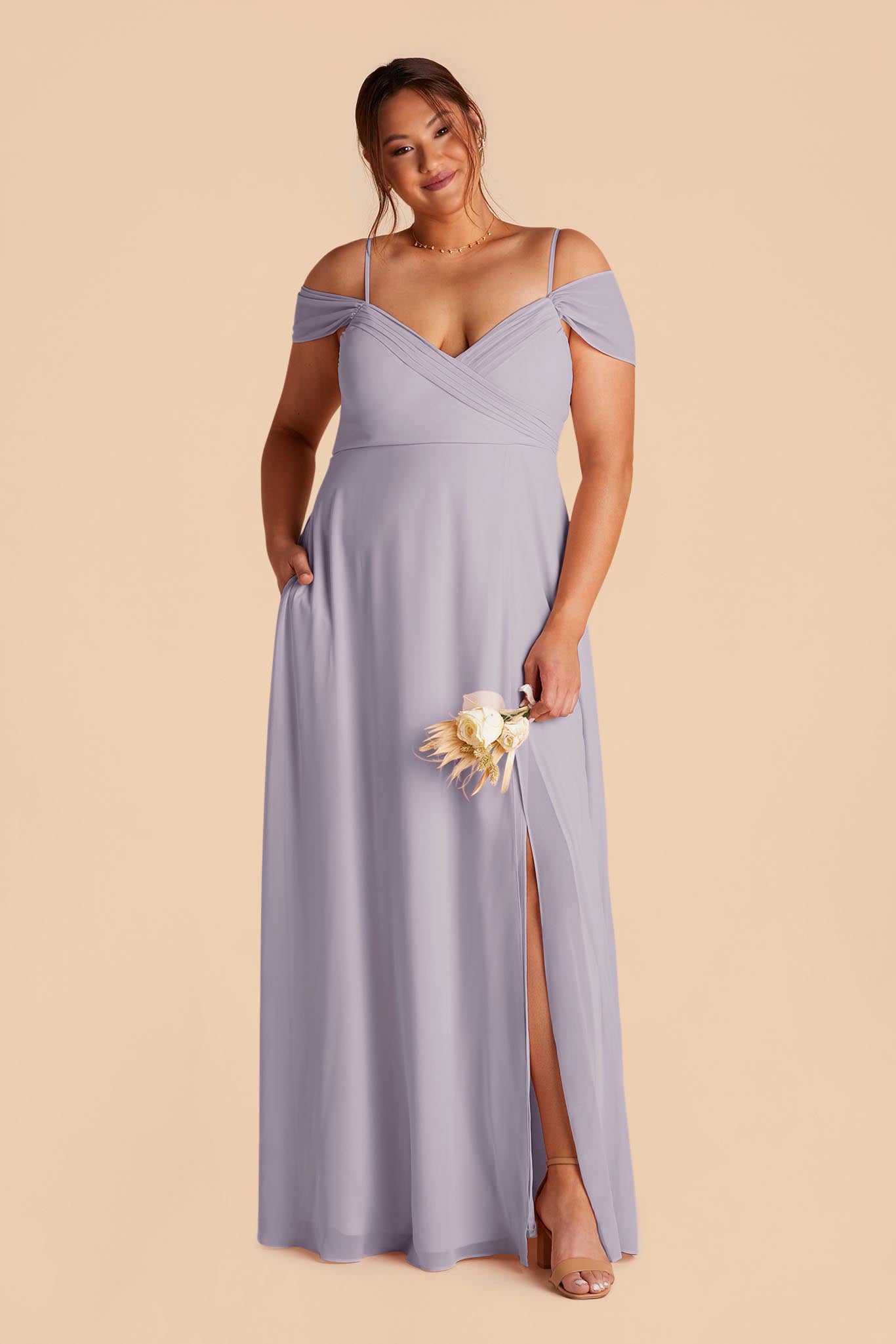 Dusty Lilac Spence Convertible Dress by Birdy Grey