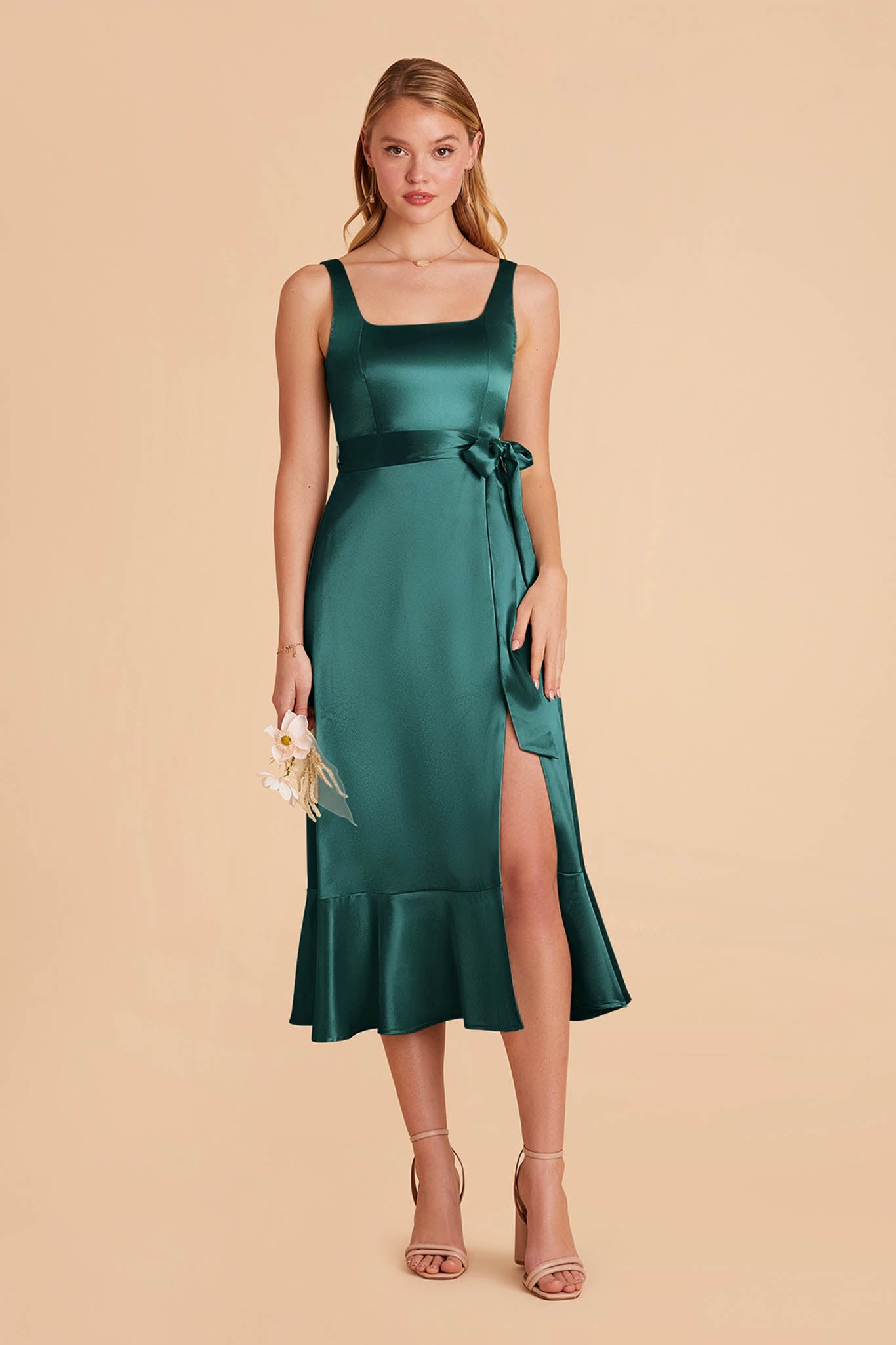 Emerald Eugenia Convertible Midi Dress by Birdy Grey