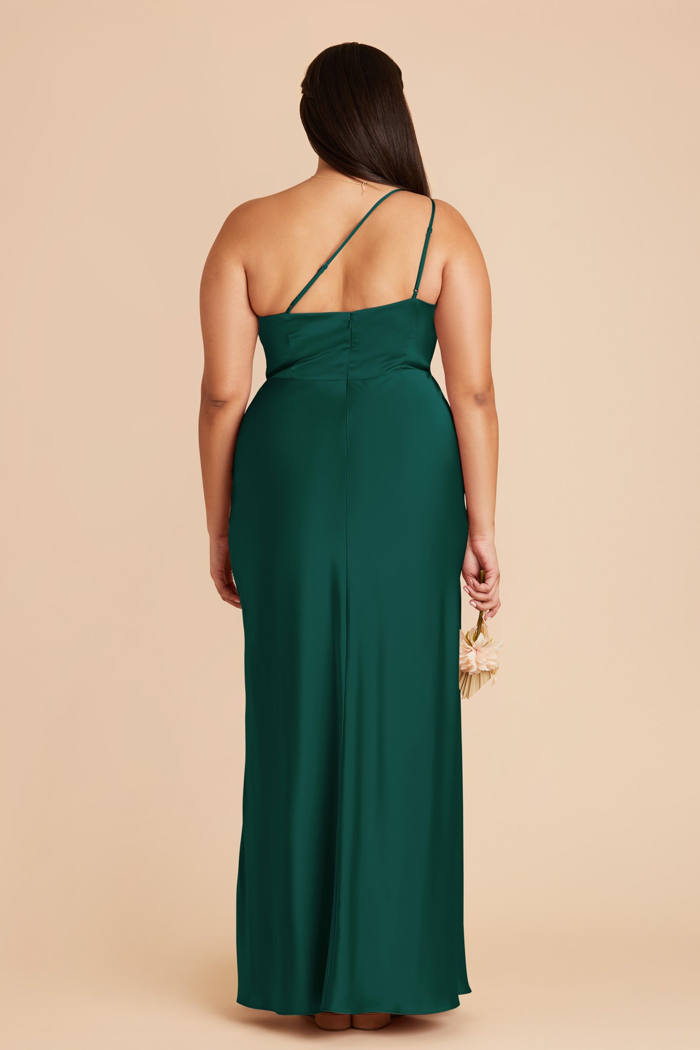 Emerald Kensie Matte Satin Dress by Birdy Grey