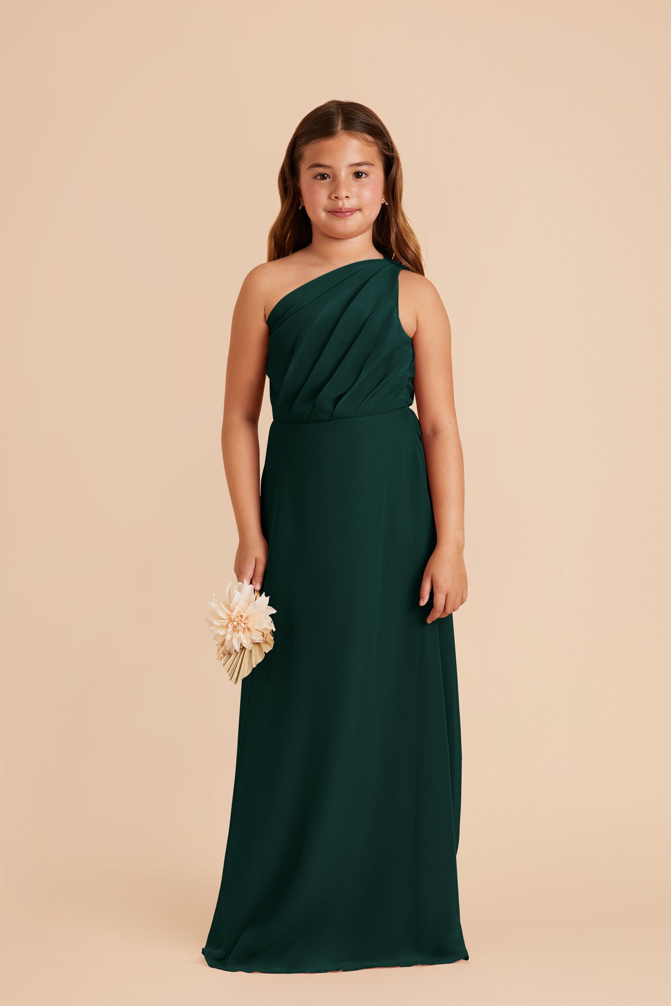 Emerald Kiara Junior Chiffon Dress by Birdy Grey