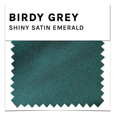 Swatch - Shiny Satin in Emerald by Birdy Grey